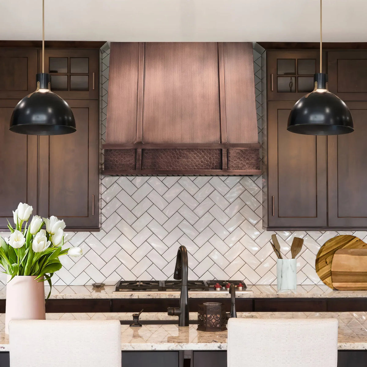 Fobest Copper Custom Kitchen Vent Hood-FCP-289-Copper Range Hood-Fobest