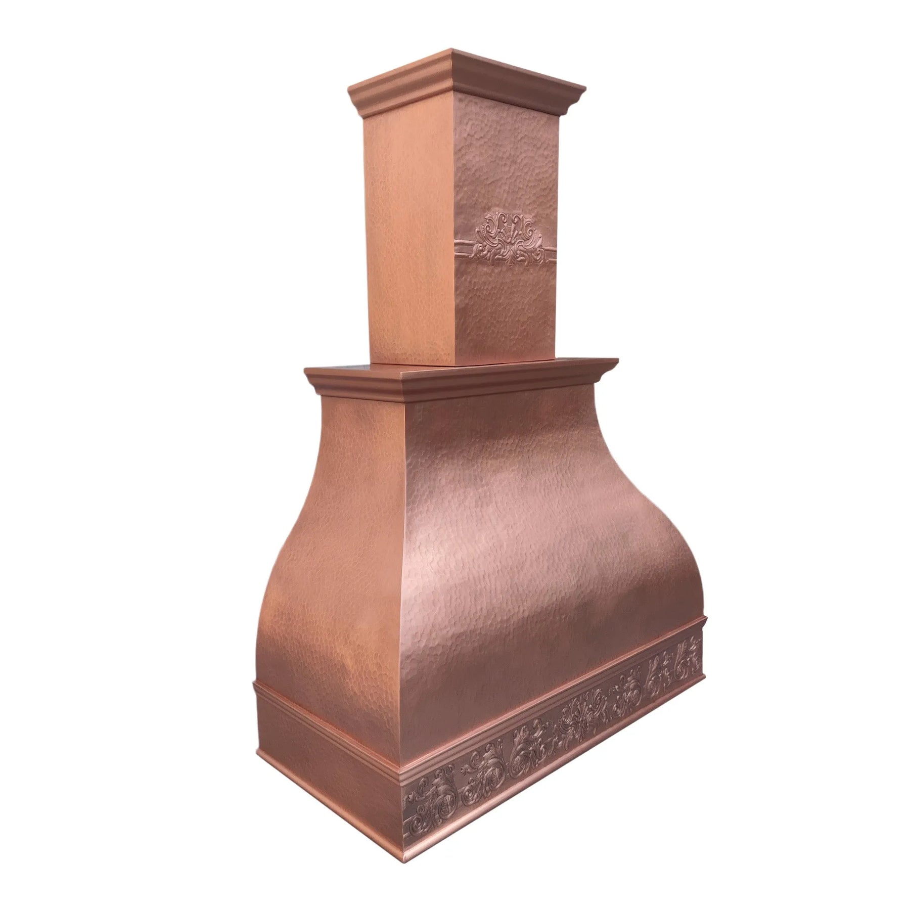 Fobest Copper Kitchen Hood with Chimney Design FCP-238-Copper Range Hood-Fobest