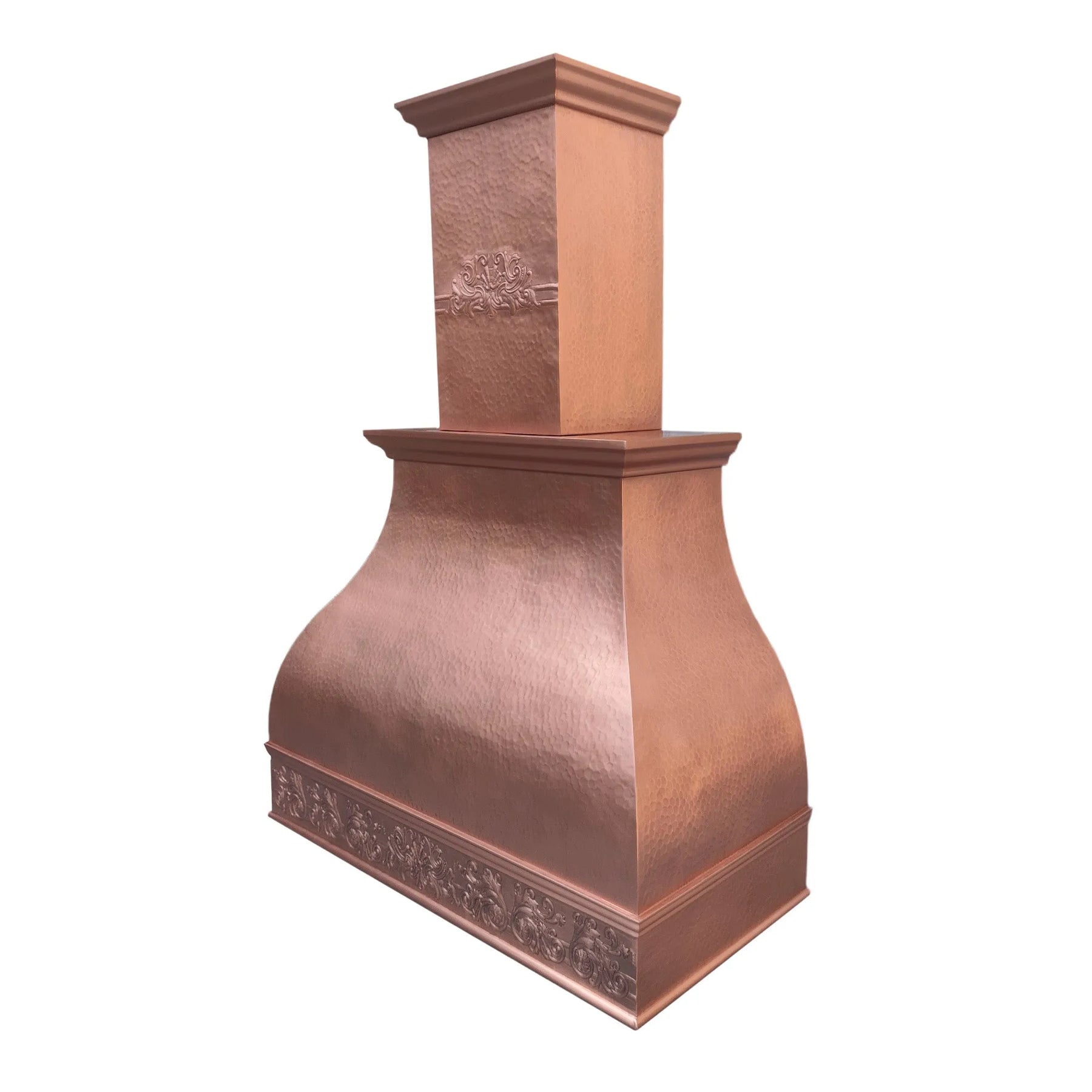 Fobest Copper Kitchen Hood with Chimney Design FCP-238-Copper Range Hood-Fobest