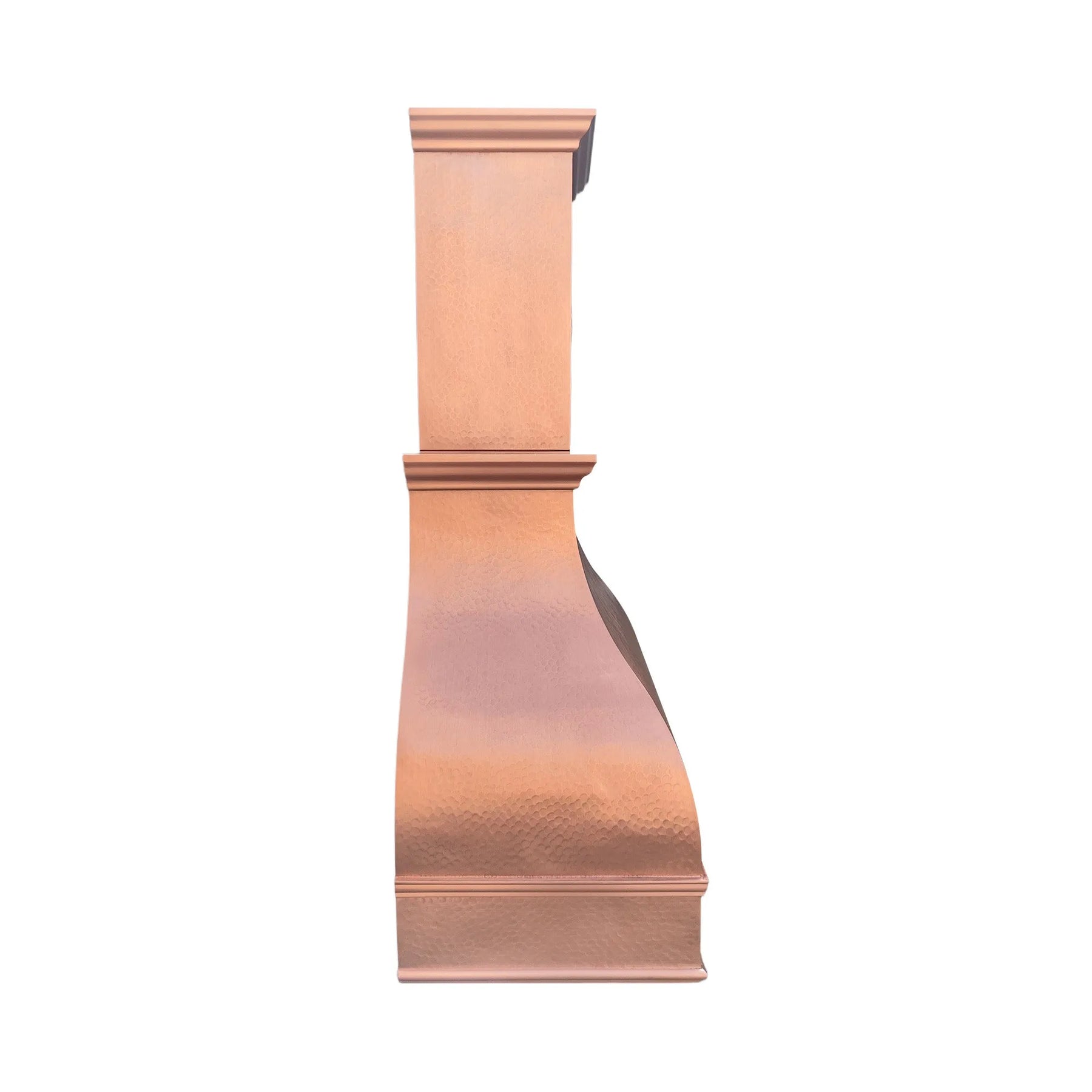 Fobest Copper Kitchen Hood with Chimney Design FCP-238-Copper Range Hood-Fobest