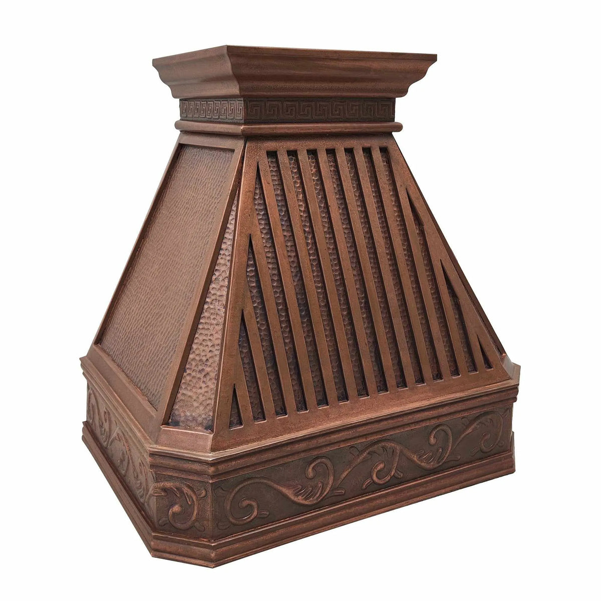 Fobest Copper Kitchen Hood with Vintage Color Design FCP-166-Copper Range Hood-Fobest