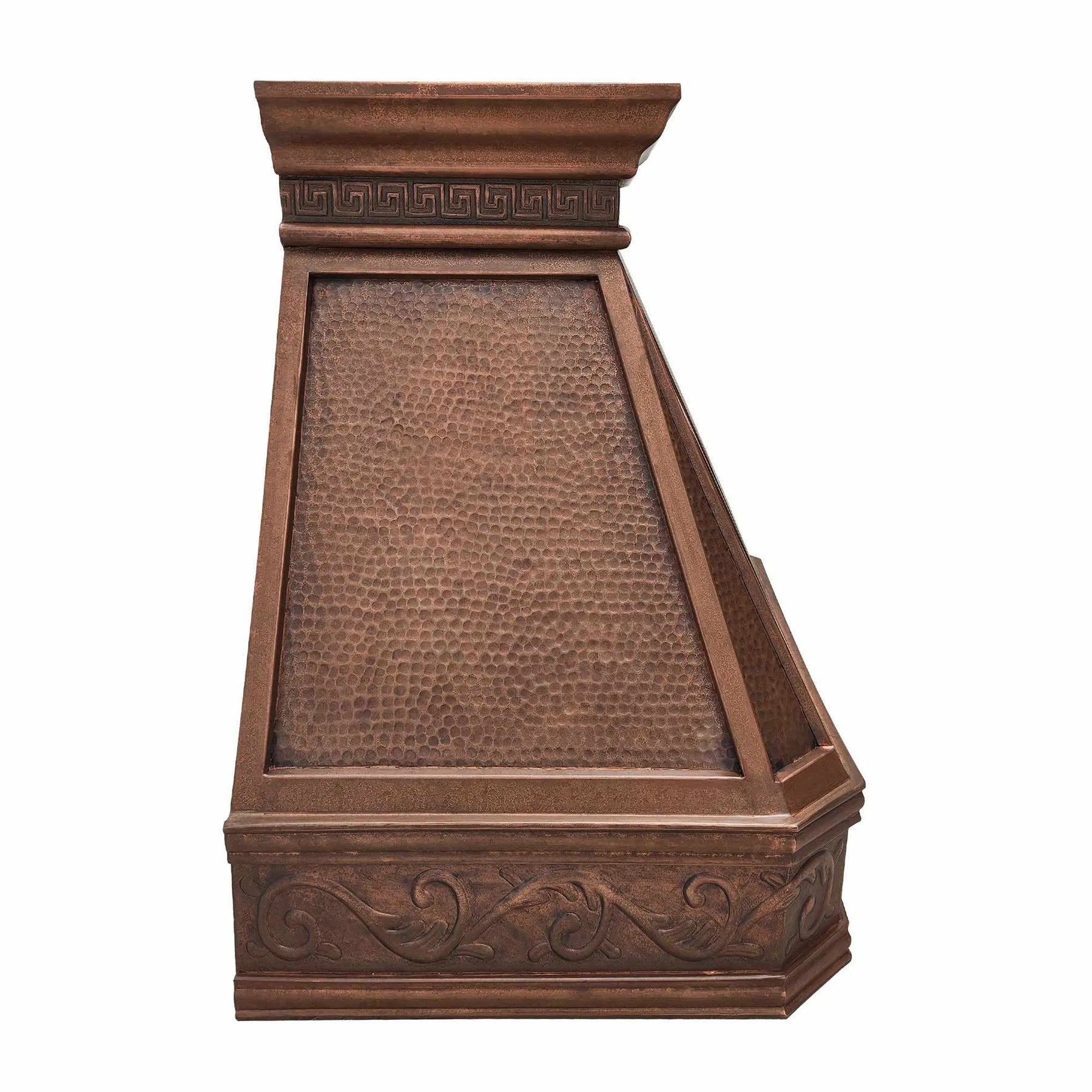 Fobest Copper Kitchen Hood with Vintage Color Design FCP-166-Copper Range Hood-Fobest