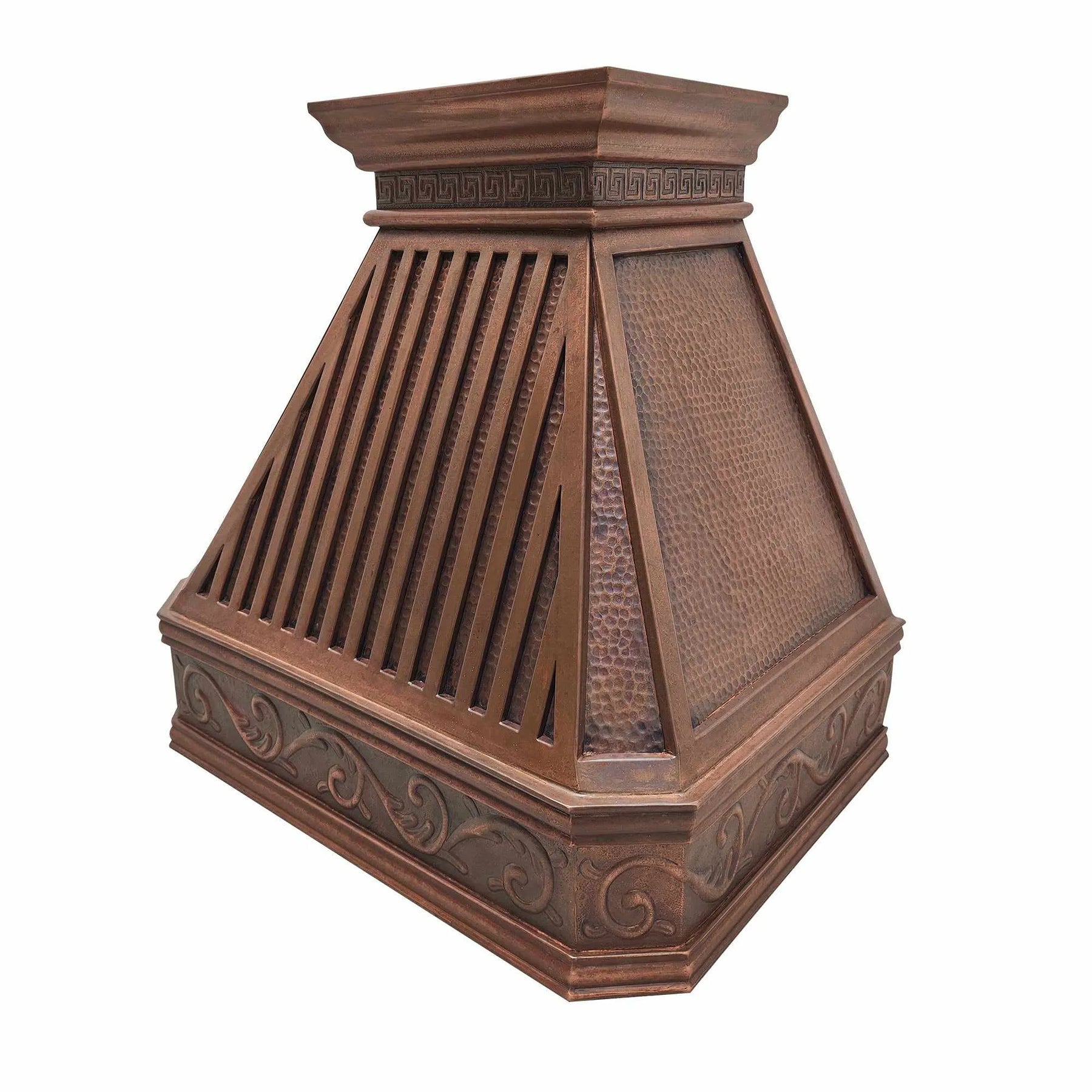 Fobest Copper Kitchen Hood with Vintage Color Design FCP-166-Copper Range Hood-Fobest