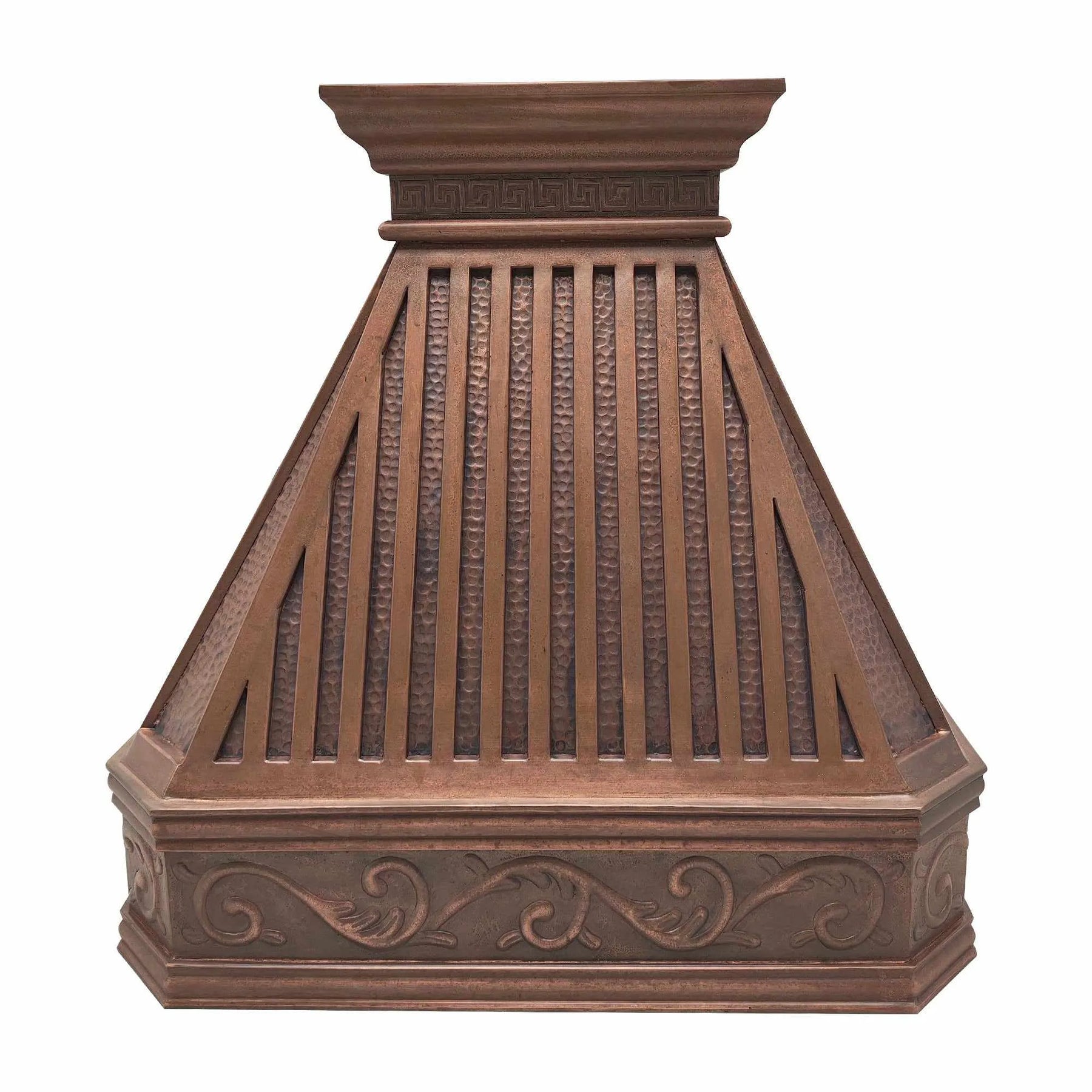 Fobest Copper Kitchen Hood with Vintage Color Design FCP-166-Copper Range Hood-Fobest