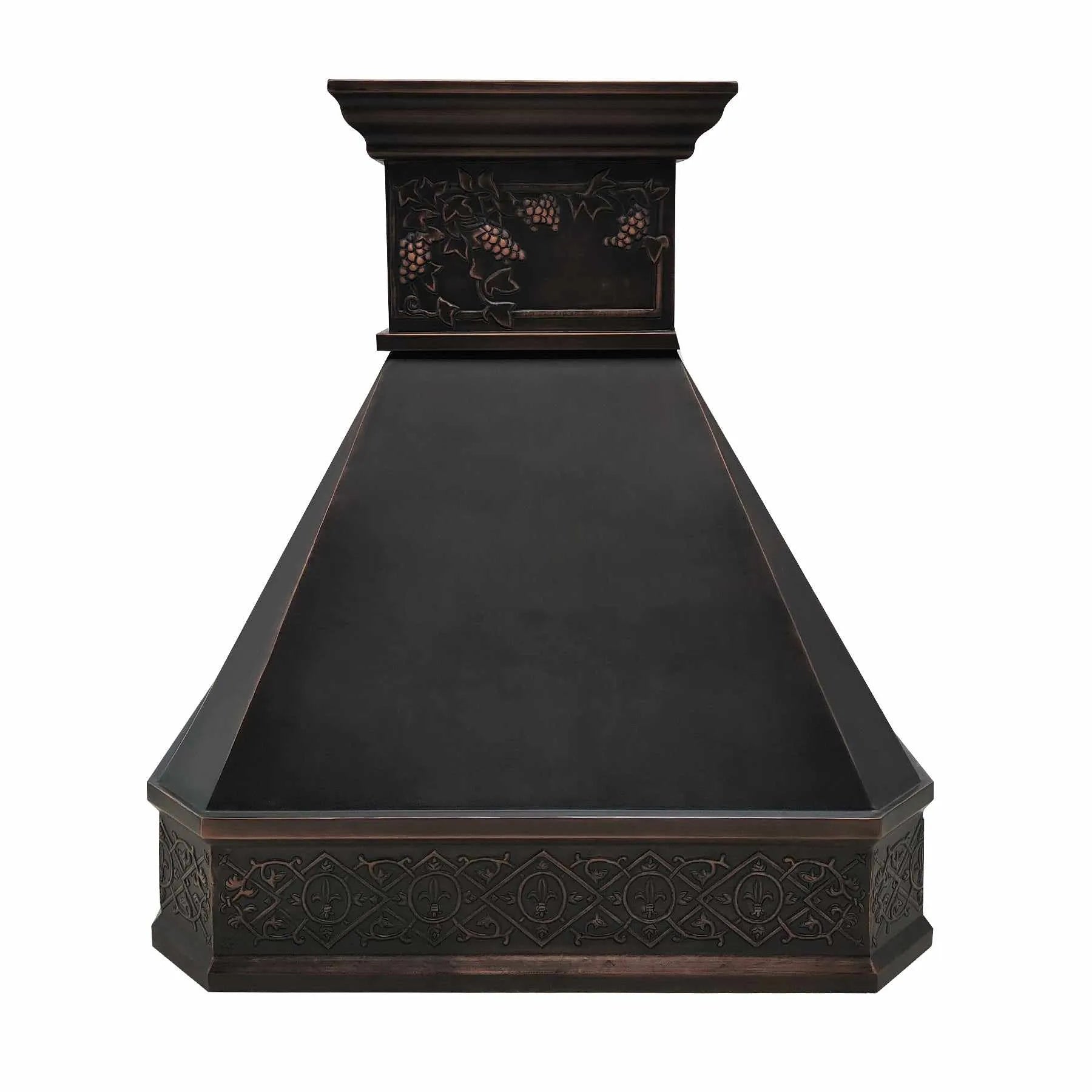 Fobest Copper Kitchen Hood with Vintage Design FCP-164-Copper Range Hood-Fobest