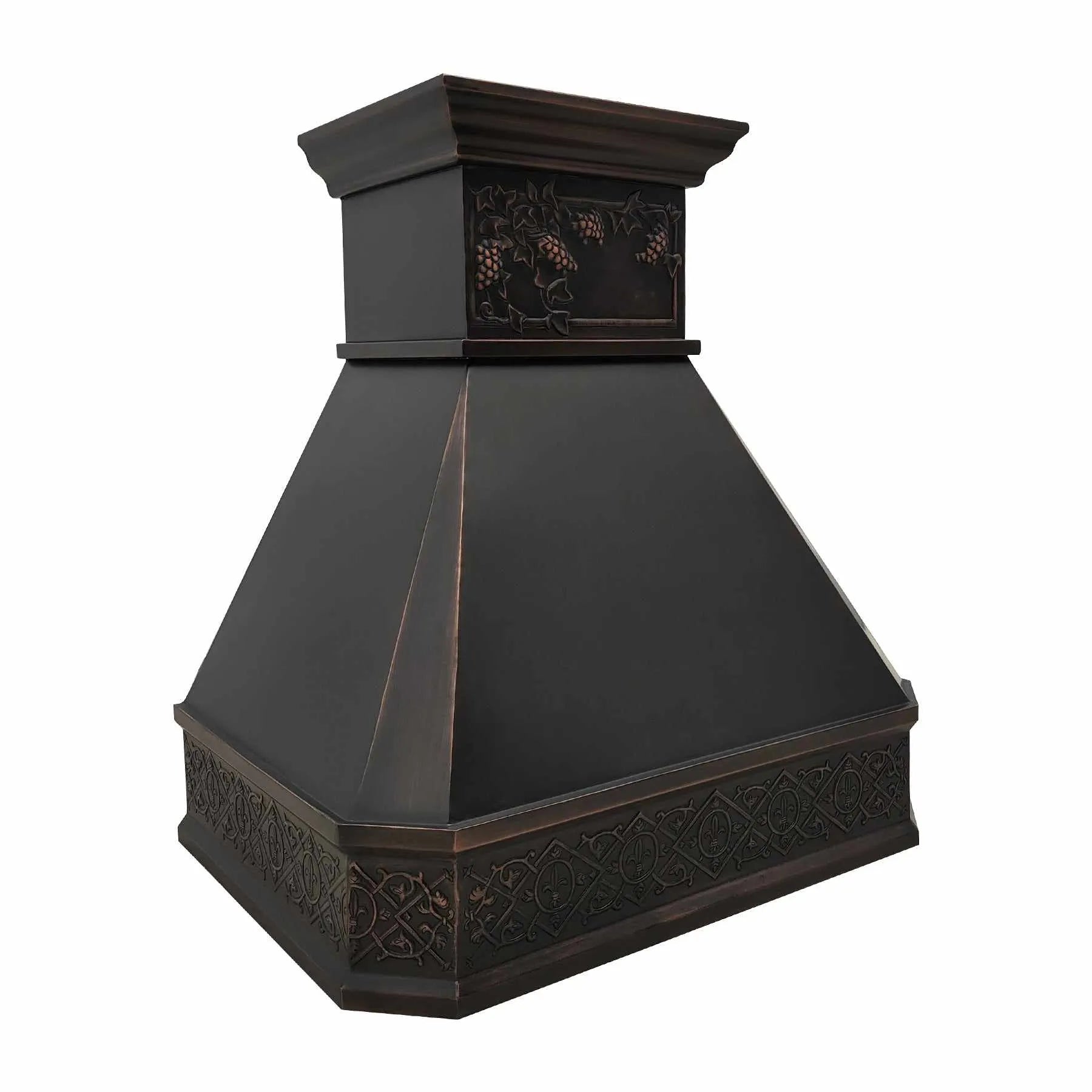Fobest Copper Kitchen Hood with Vintage Design FCP-164-Copper Range Hood-Fobest