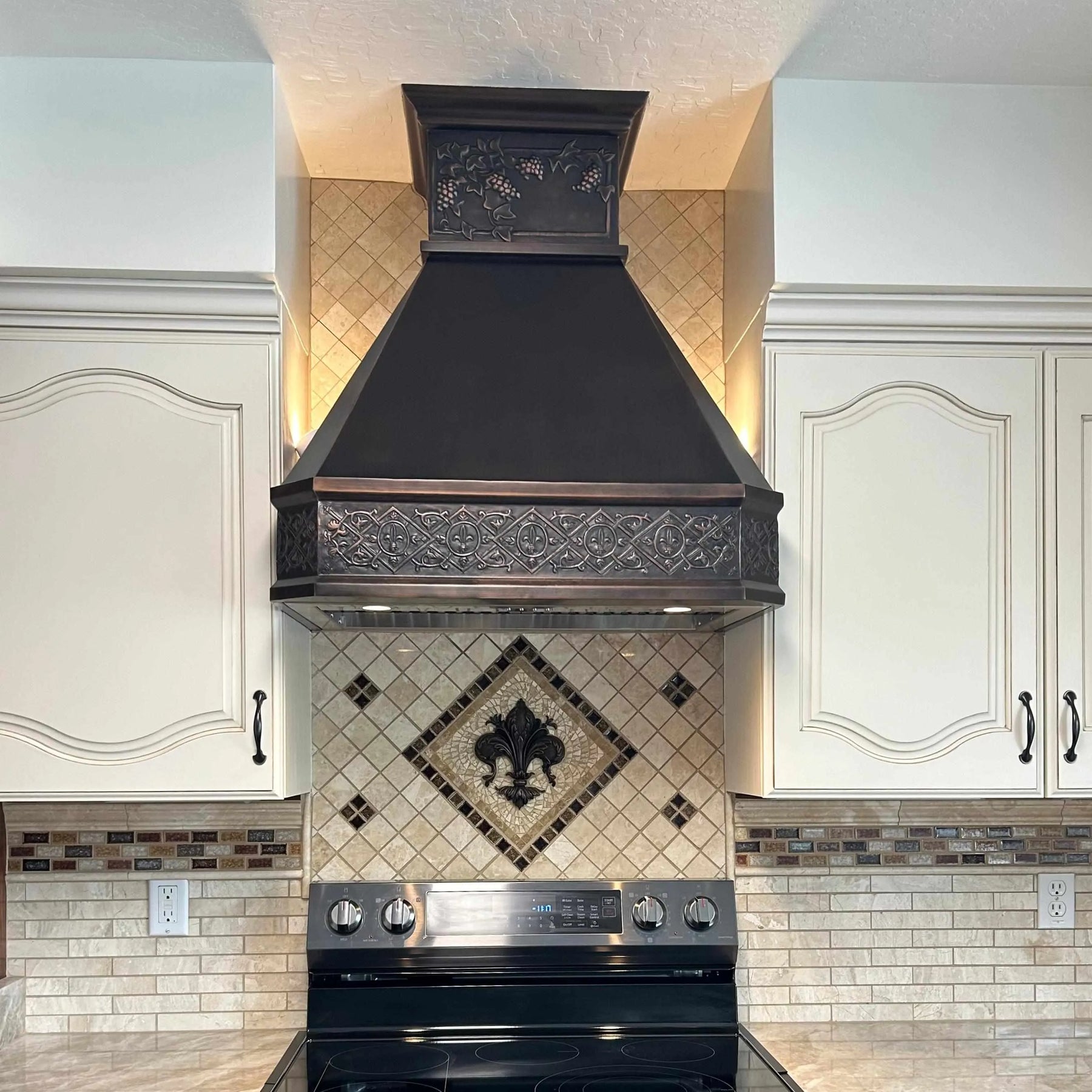 Fobest Copper Kitchen Hood with Vintage Design FCP-164-Copper Range Hood-Fobest