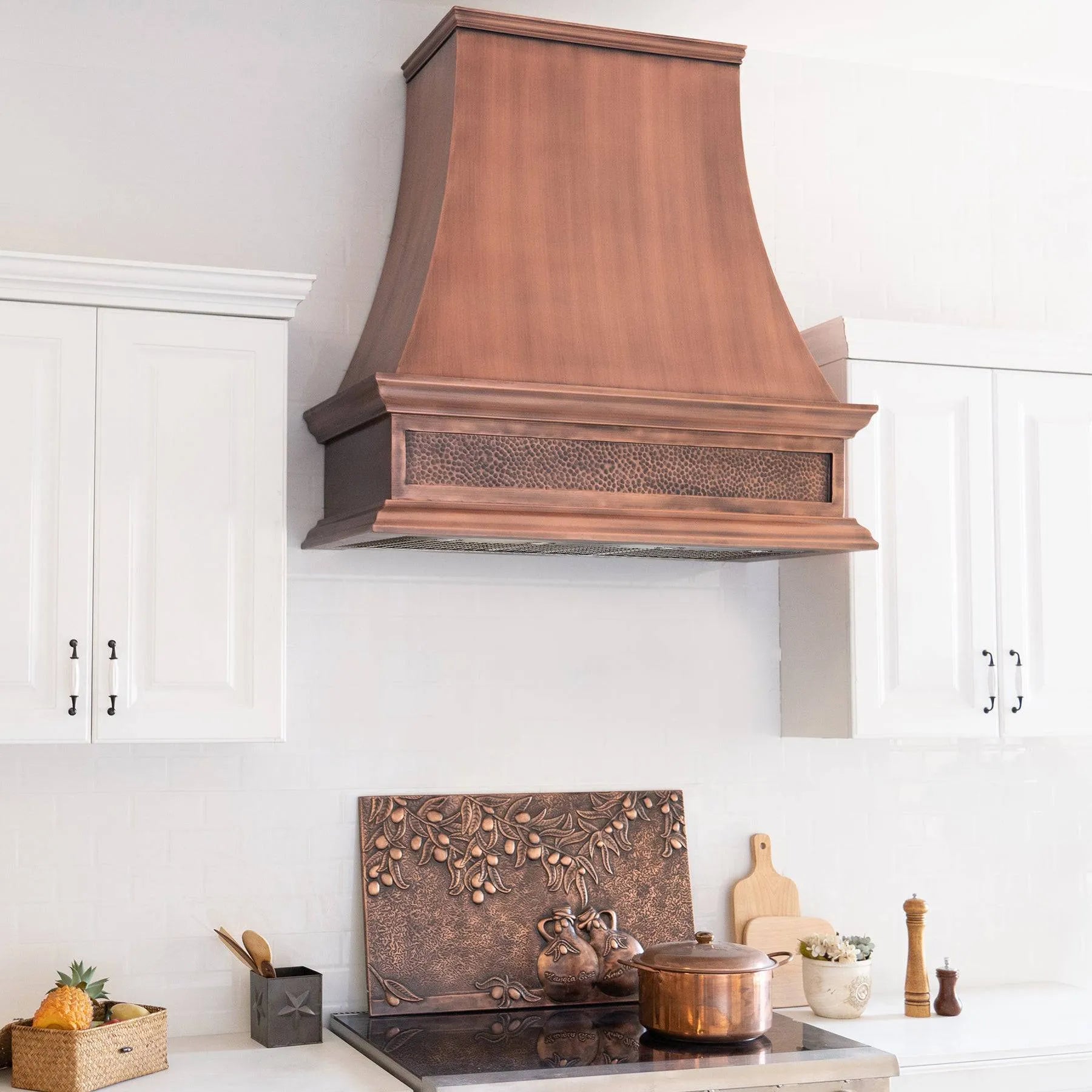 Fobest Copper Kitchen Hood with Vintage Design FCP-98-Copper Range Hood-Fobest