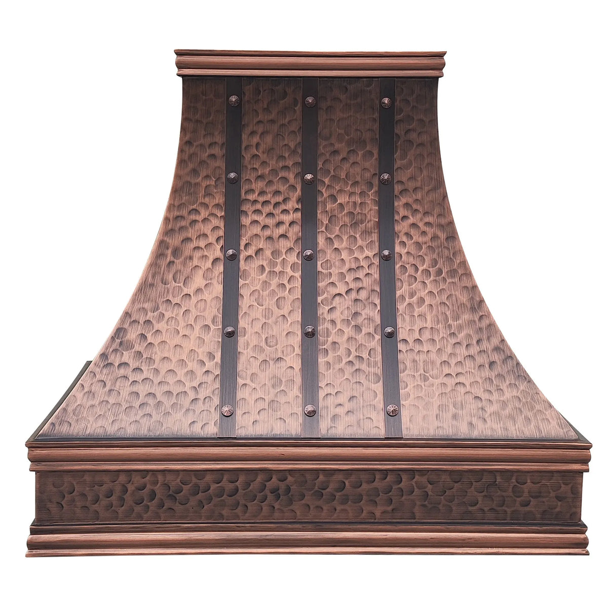 Fobest Copper Kitchen Range Hood with Light Hammered Texture FCP-246-Copper Range Hood-Fobest