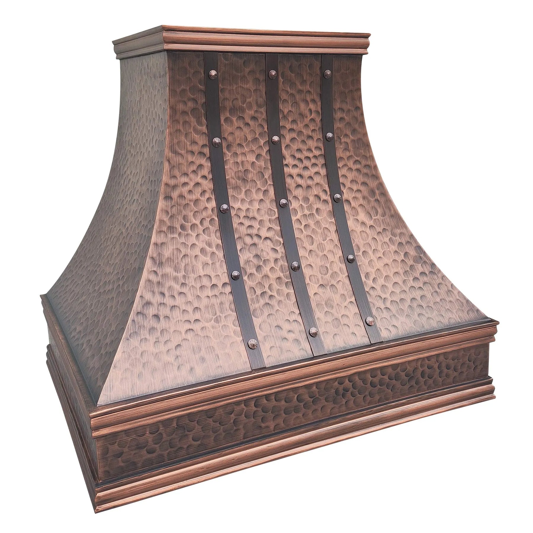 Fobest Copper Kitchen Range Hood with Light Hammered Texture FCP-246-Copper Range Hood-Fobest