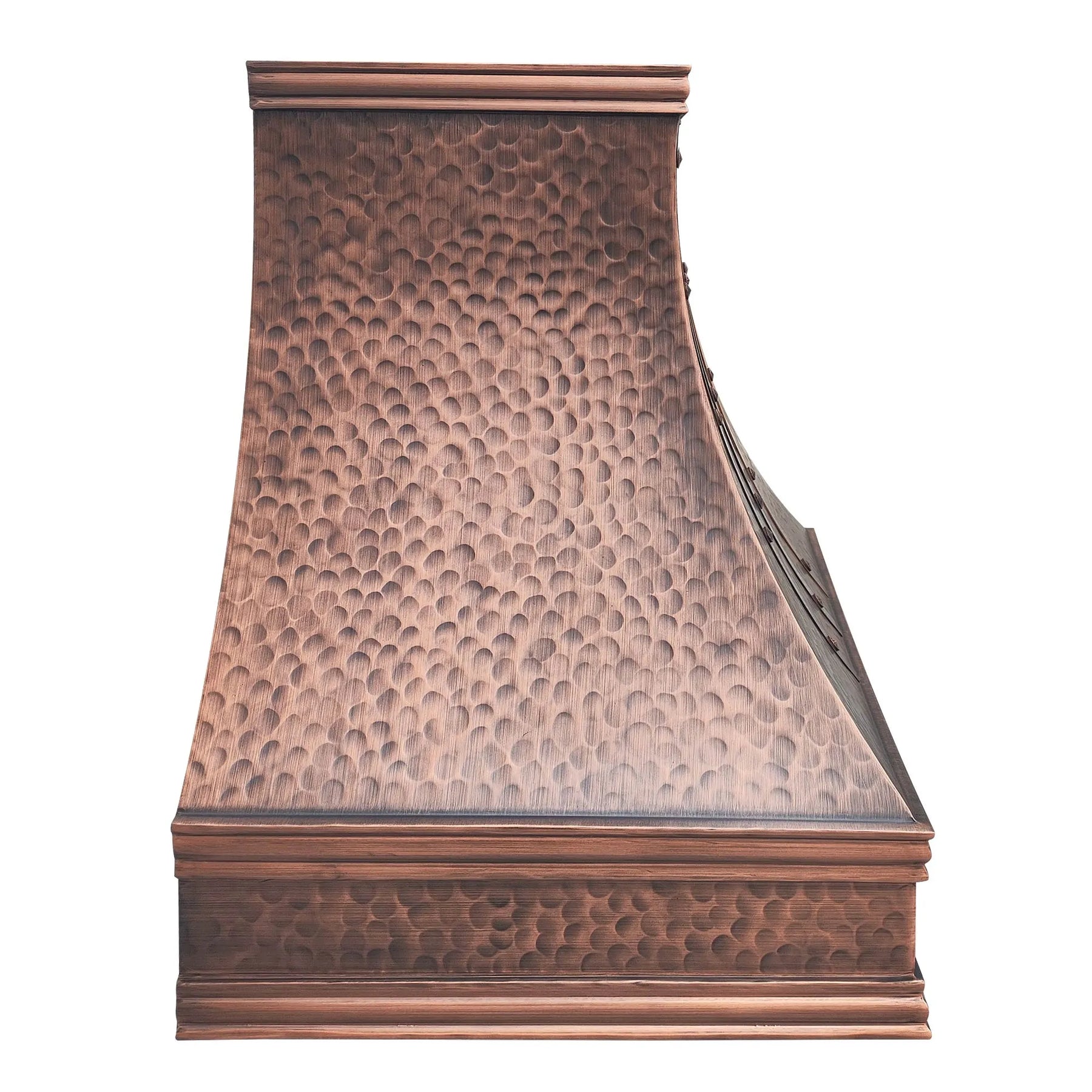 Fobest Copper Kitchen Range Hood with Light Hammered Texture FCP-246-Copper Range Hood-Fobest