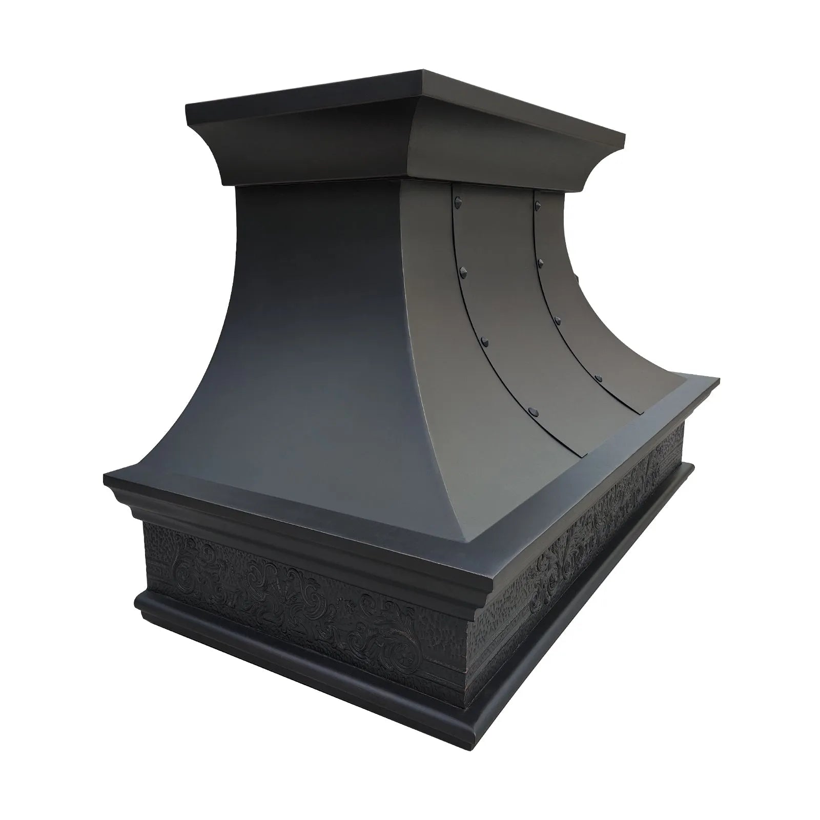 Fobest Copper Kitchen Range Hood with Ornamental Trim FCP-262-Copper Range Hood-Fobest