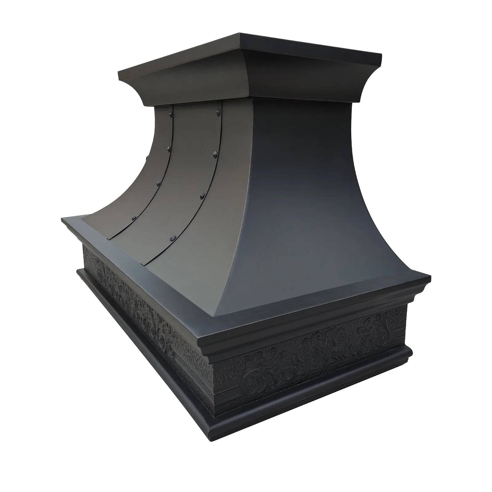 Fobest Copper Kitchen Range Hood with Ornamental Trim FCP-262-Copper Range Hood-Fobest