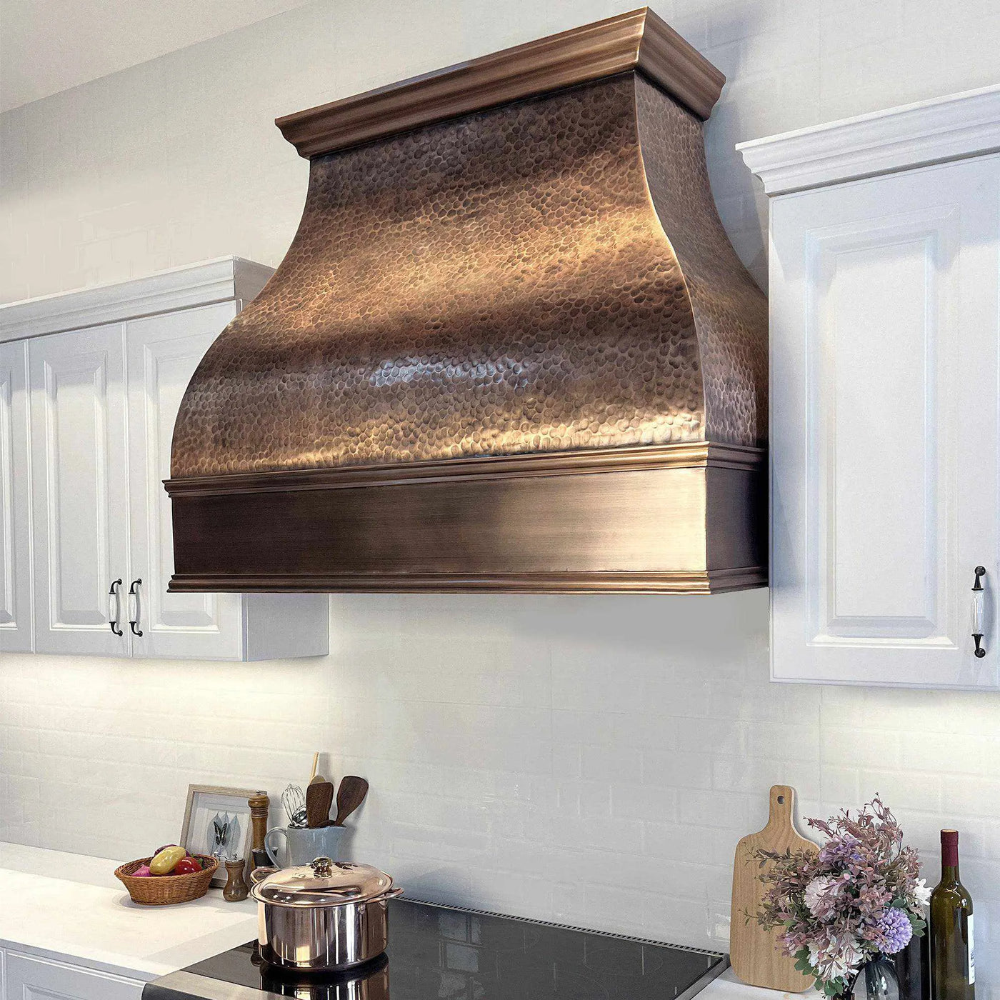 Fobest Copper Kitchen Range Hood with Rustic Design FCP-29-Copper Range Hood-Fobest