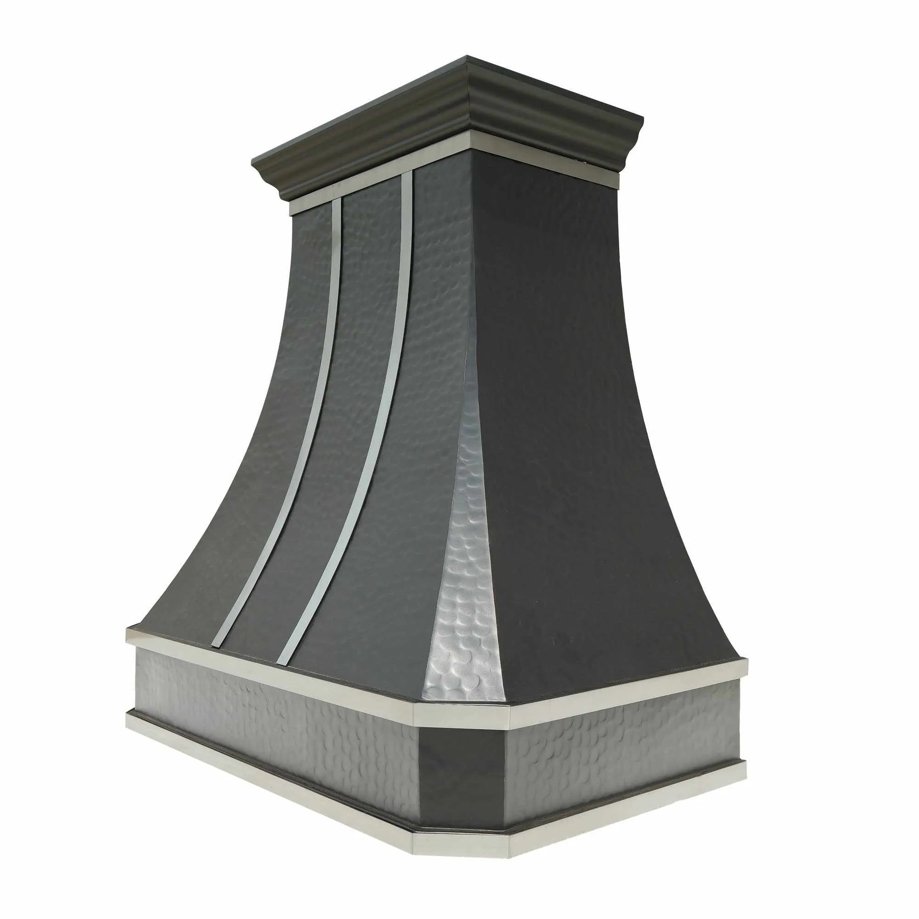 Fobest Copper Kitchen Range Hood with stainless steel straps FCP-133-Copper Range Hood-Fobest
