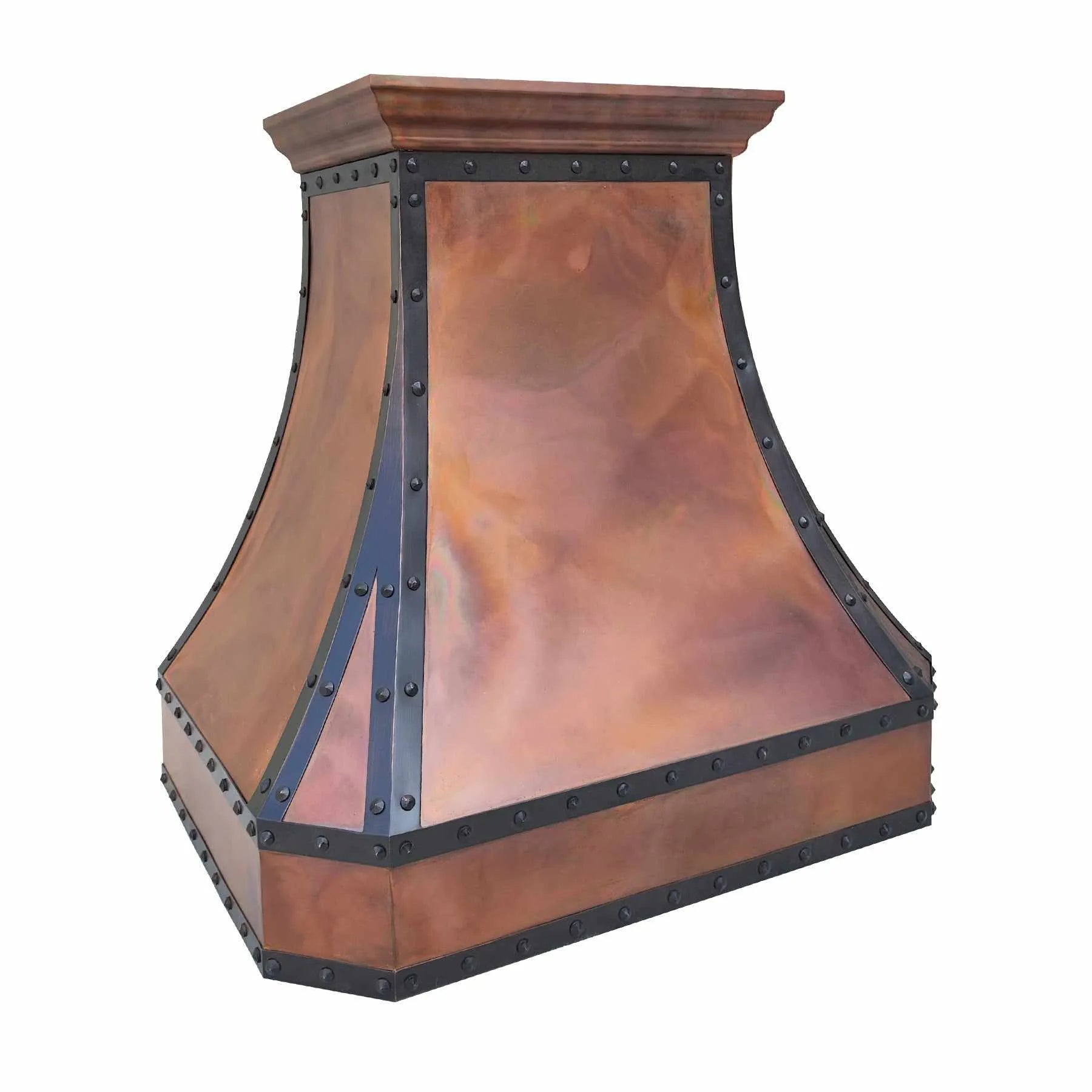 Fobest Copper Range Hood Fire Copper Finish FCP-183-Copper Range Hood-Fobest