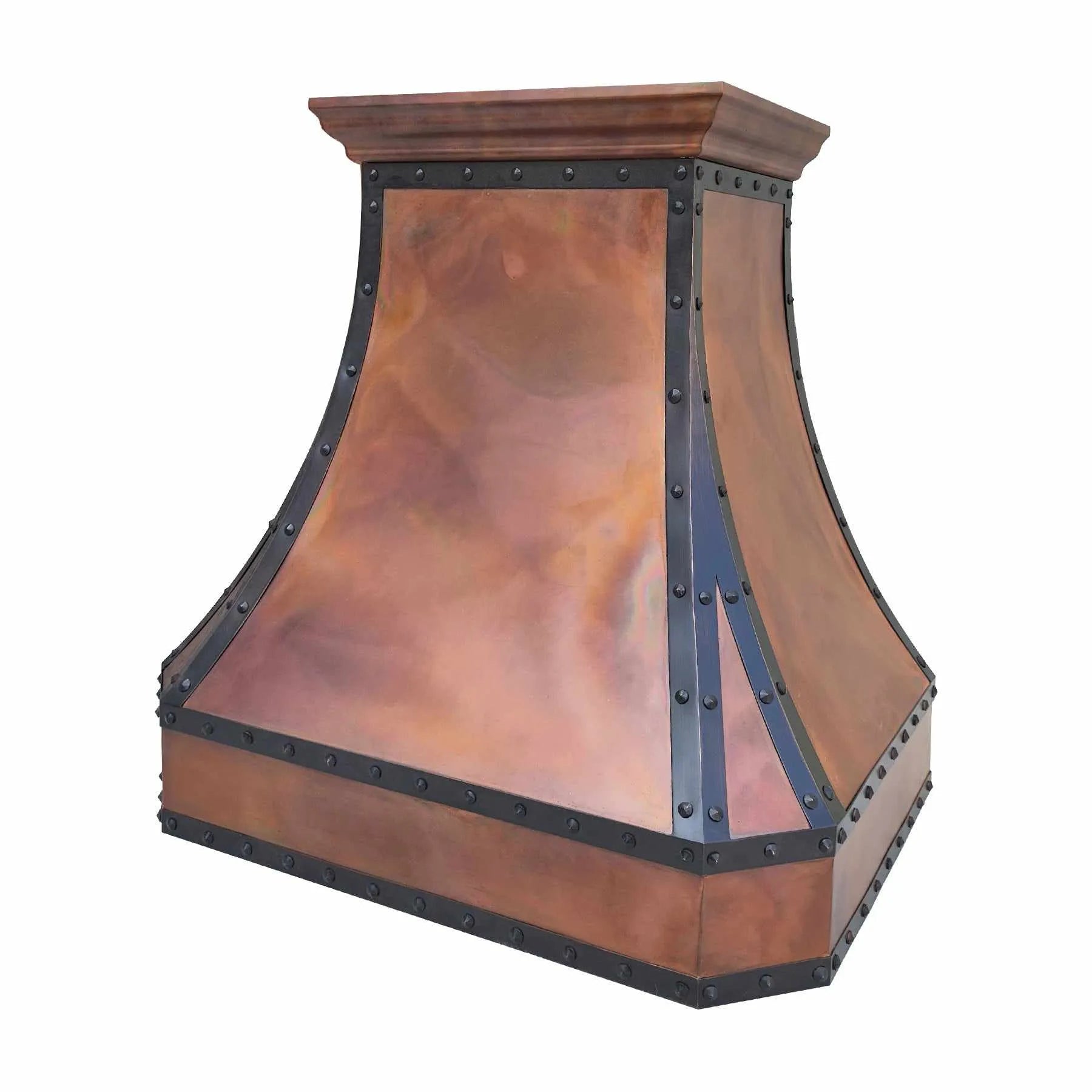 Fobest Copper Range Hood Fire Copper Finish FCP-183-Copper Range Hood-Fobest