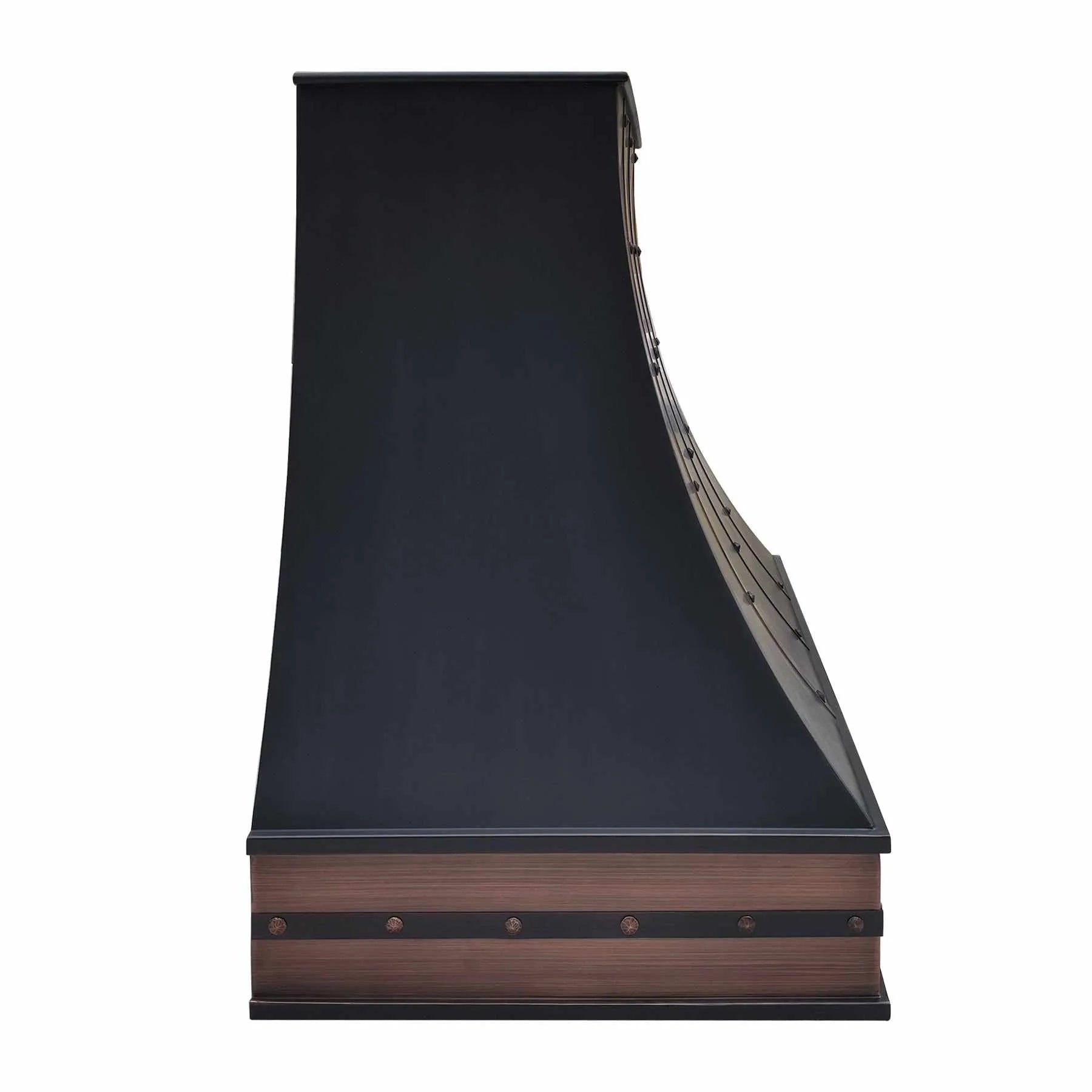 Fobest Copper Range Hood with Antique Copper Apron FCP-82-Copper Range Hood-Fobest