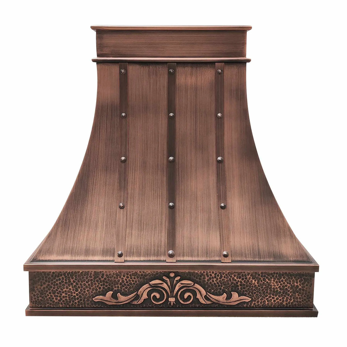 Fobest Copper Range Hood with Apron Design FCP-160-Copper Range Hood-Fobest