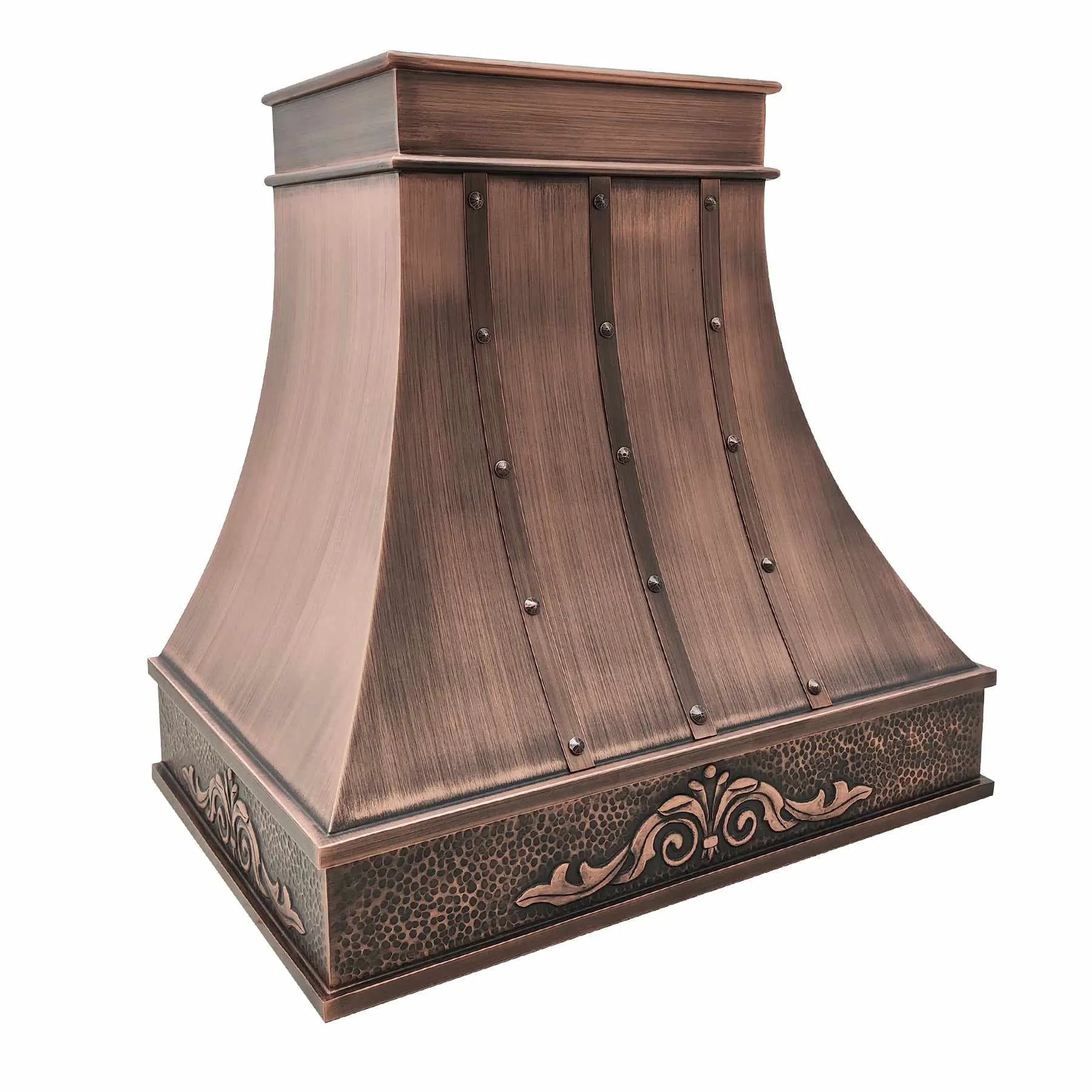 Fobest Copper Range Hood with Apron Design FCP-160-Copper Range Hood-Fobest