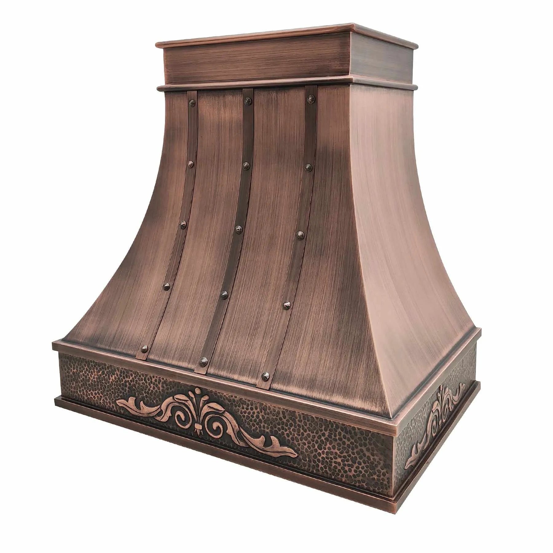 Fobest Copper Range Hood with Apron Design FCP-160-Copper Range Hood-Fobest