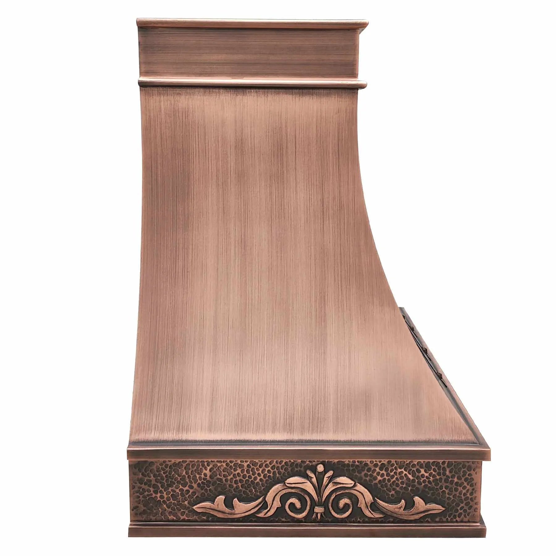 Fobest Copper Range Hood with Apron Design FCP-160-Copper Range Hood-Fobest