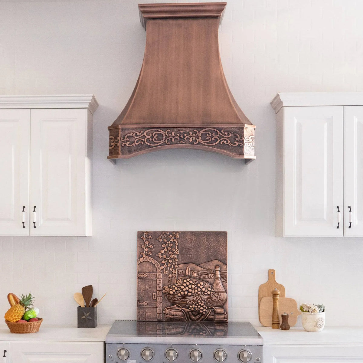 Fobest Copper Range Hood with Arched Bottom FCP-94-Copper Range Hood-Fobest