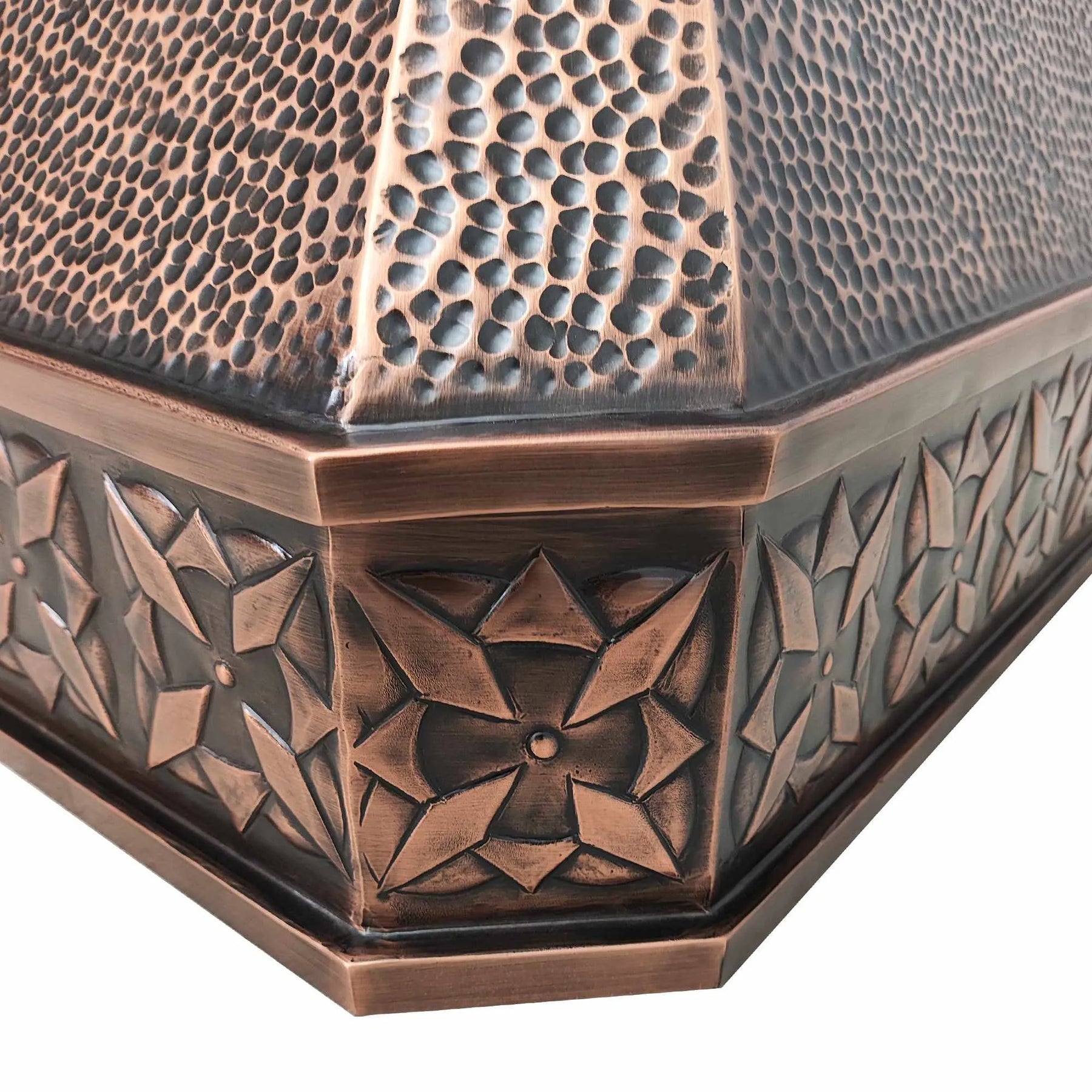 Fobest Copper Range Hood with Around Apron Design FCP-142-Copper Range Hood-Fobest