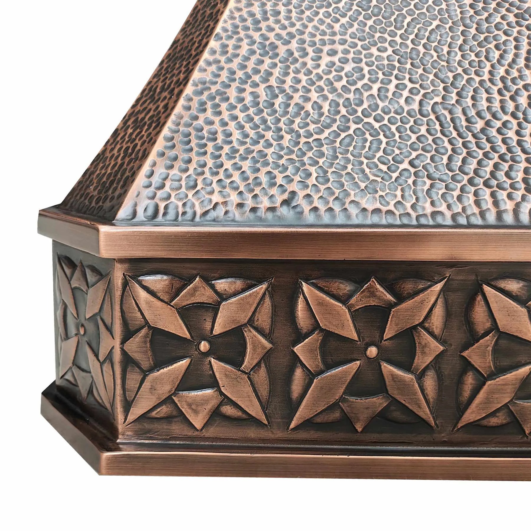 Fobest Copper Range Hood with Around Apron Design FCP-142-Copper Range Hood-Fobest
