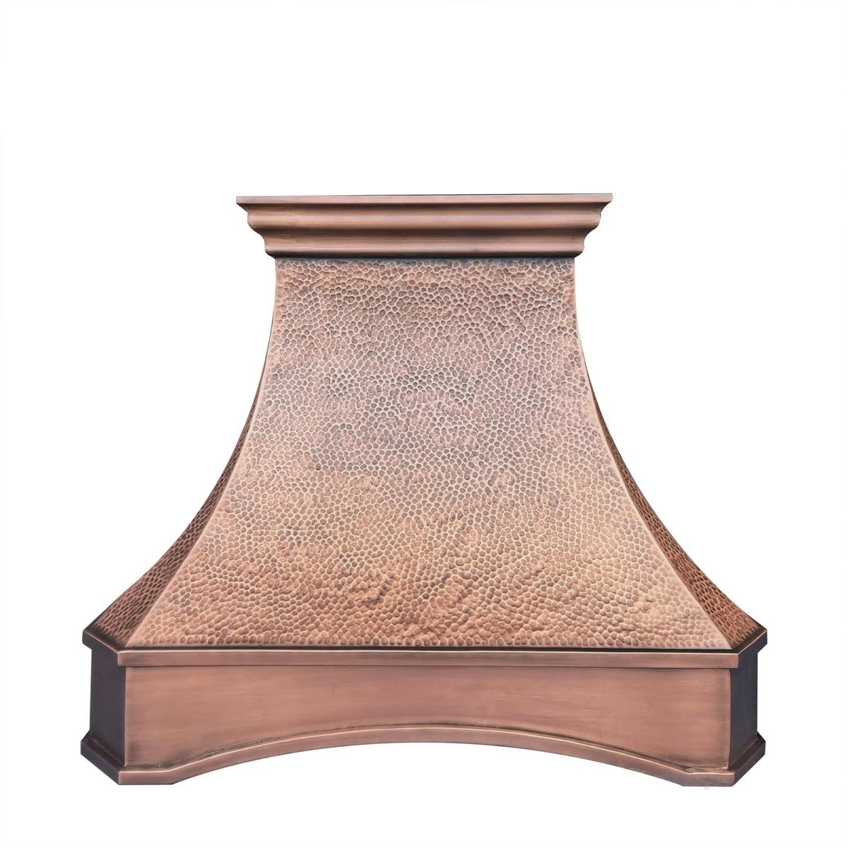 Fobest Copper Range Hood with Bottom Arched Design FCP-43-Copper Range Hood-Fobest
