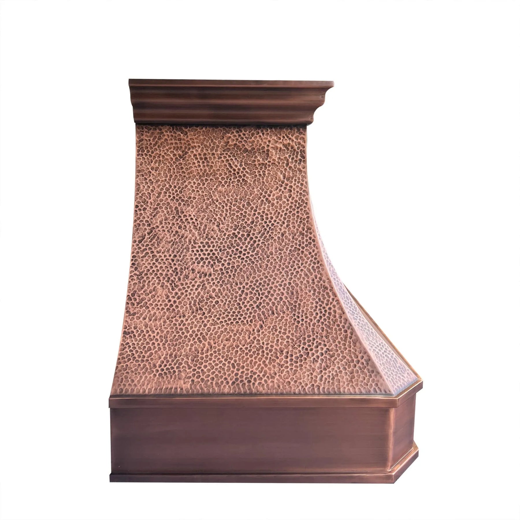 Fobest Copper Range Hood with Bottom Arched Design FCP-43-Copper Range Hood-Fobest