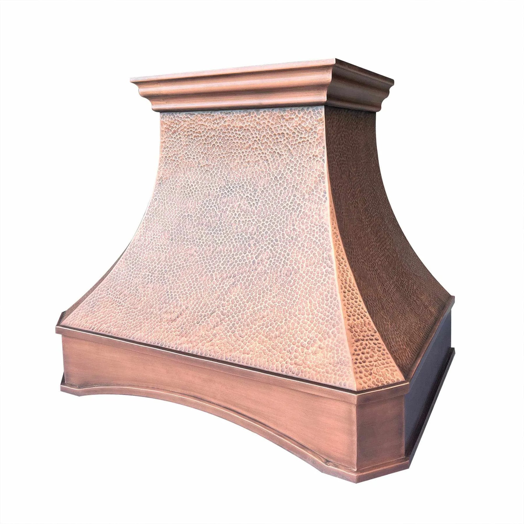 Fobest Copper Range Hood with Bottom Arched Design FCP-43-Copper Range Hood-Fobest