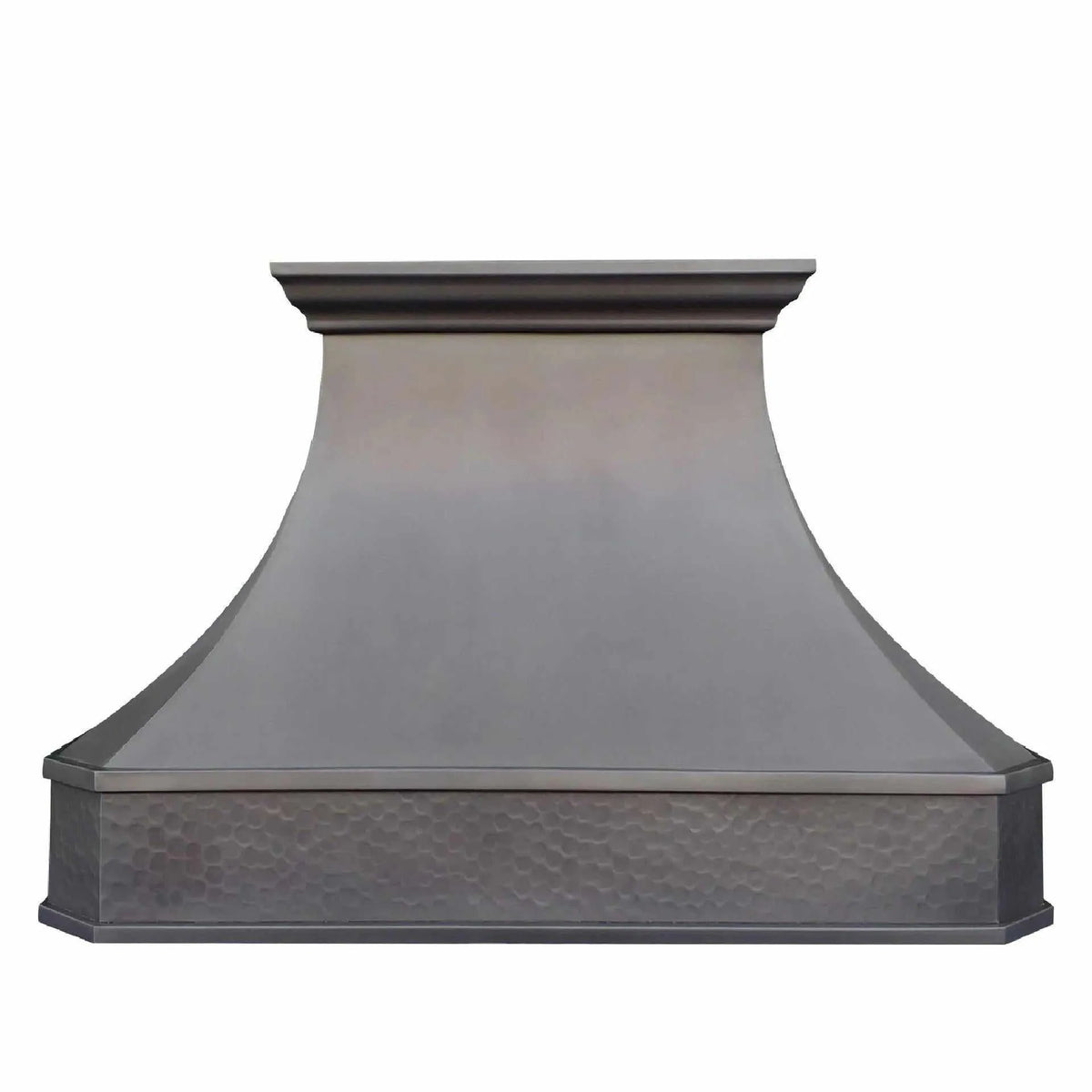 Fobest Copper Range Hood with Dark Hammered Apron FCP-28-Copper Range Hood-Fobest