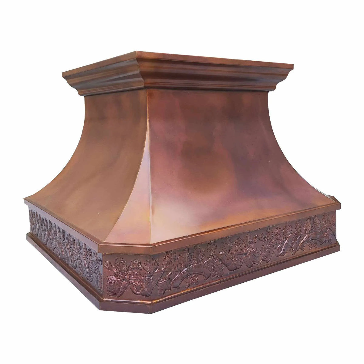Fobest Copper Range Hood with Fire Copper Finish FCP-195-Copper Range Hood-Fobest