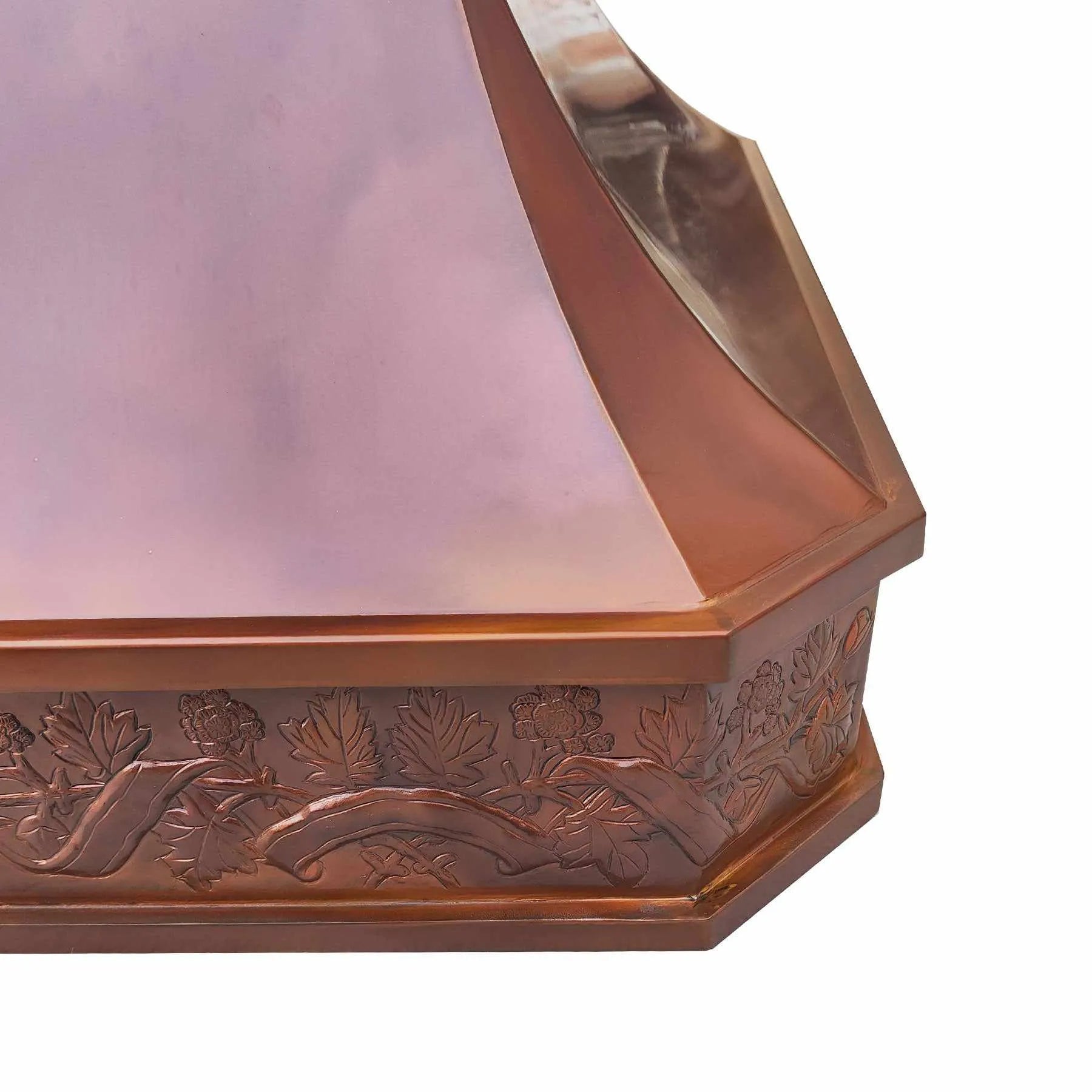 Fobest Copper Range Hood with Fire Copper Finish FCP-195-Copper Range Hood-Fobest