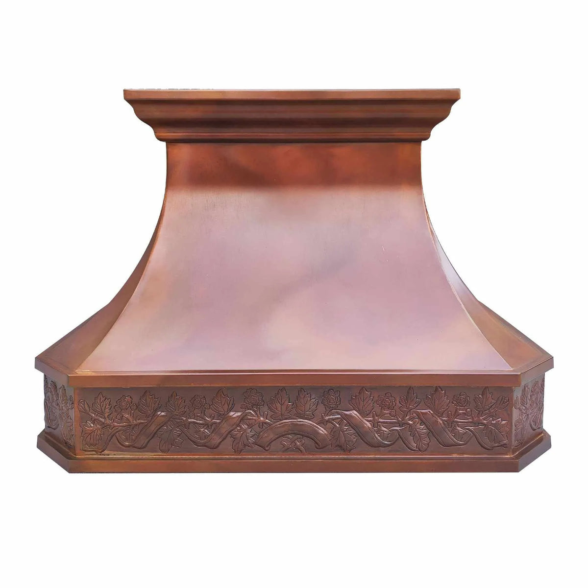 Fobest Copper Range Hood with Fire Copper Finish FCP-195-Copper Range Hood-Fobest