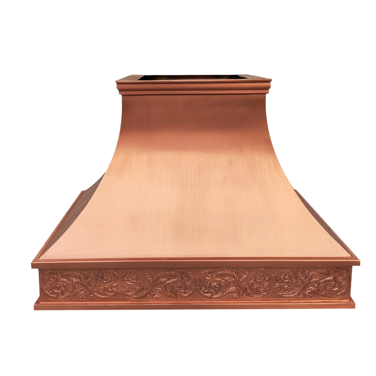 Fobest Copper Range Hood with Floral Band FCP-263-Copper Range Hood-Fobest