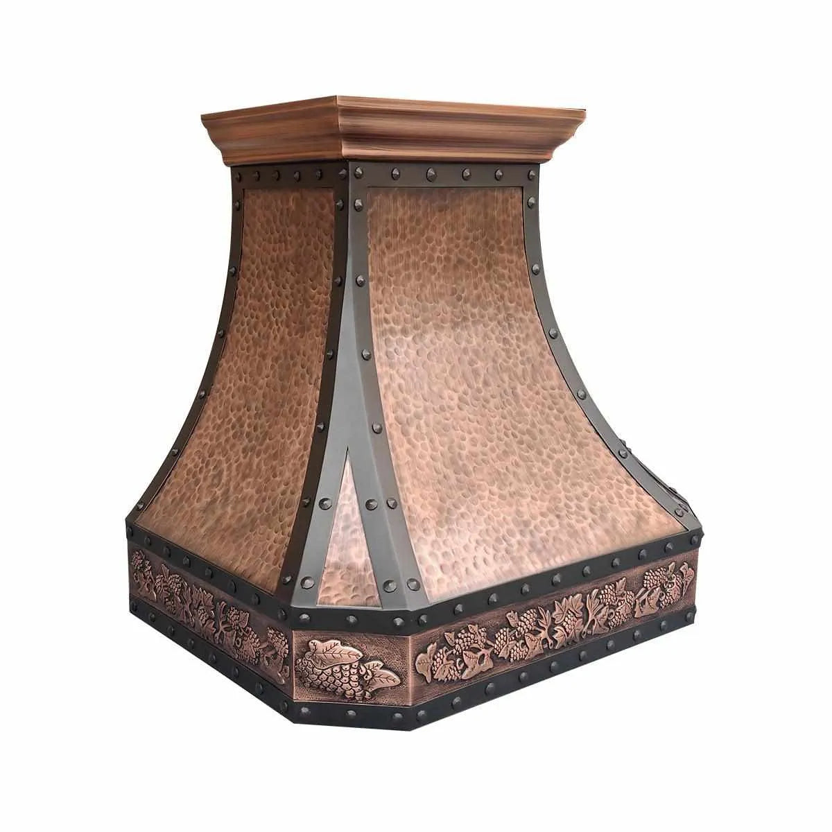 Fobest Copper Range Hood with Handmade Apron Design FCP-122-Copper Range Hood-Fobest