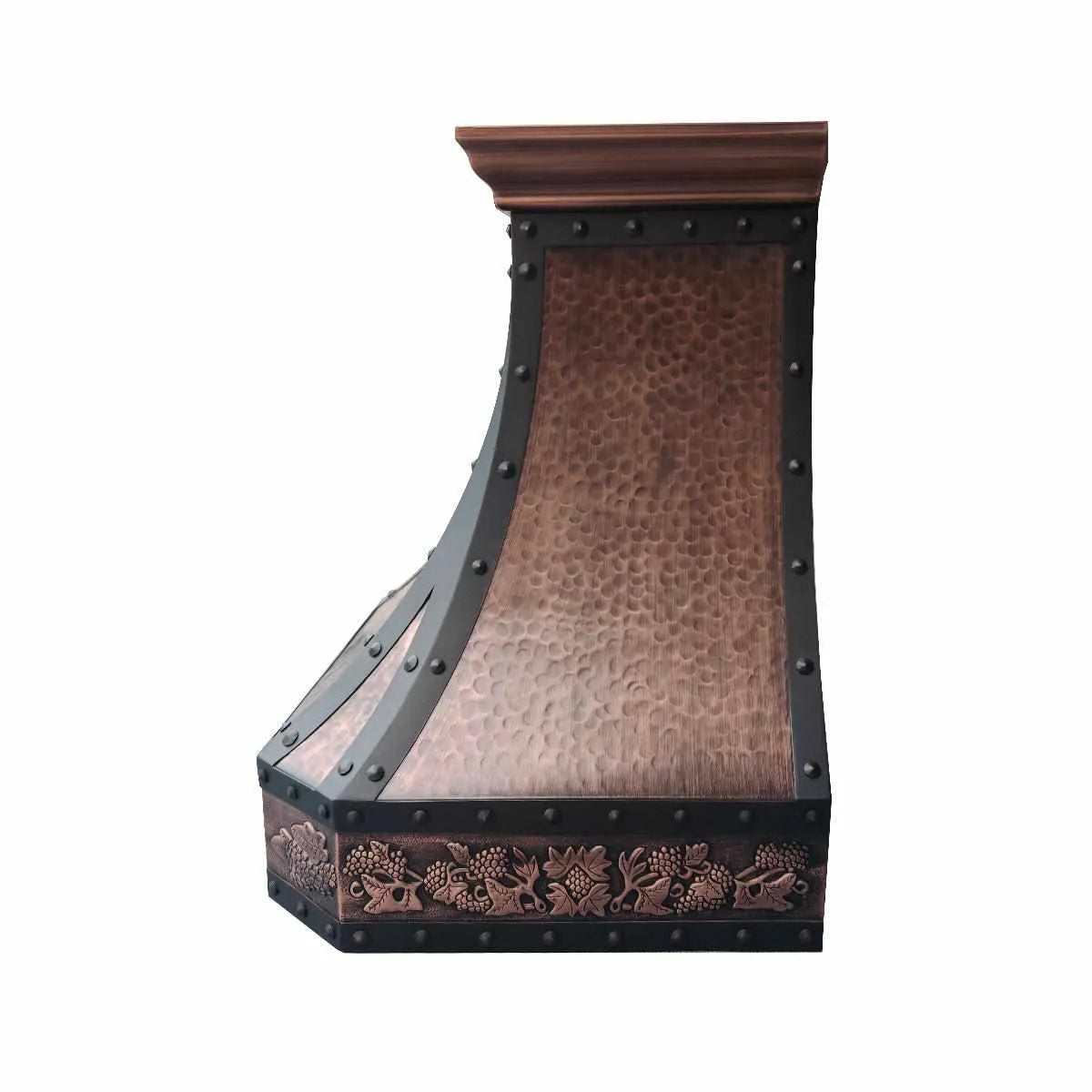 Fobest Copper Range Hood with Handmade Apron Design FCP-122-Copper Range Hood-Fobest
