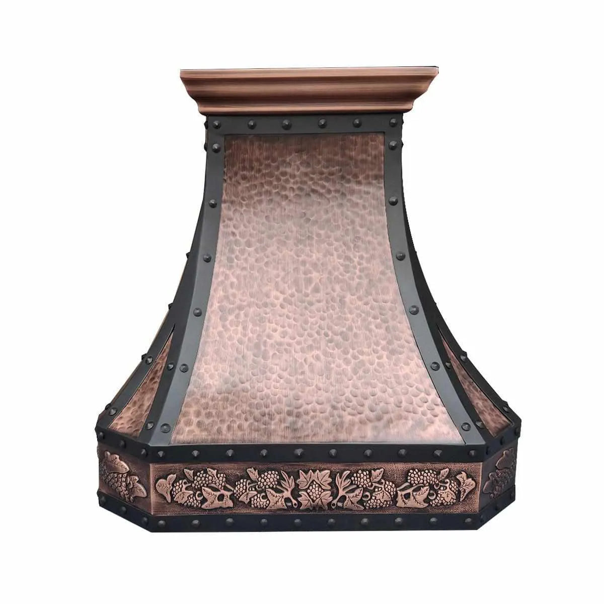 Fobest Copper Range Hood with Handmade Apron Design FCP-122-Copper Range Hood-Fobest