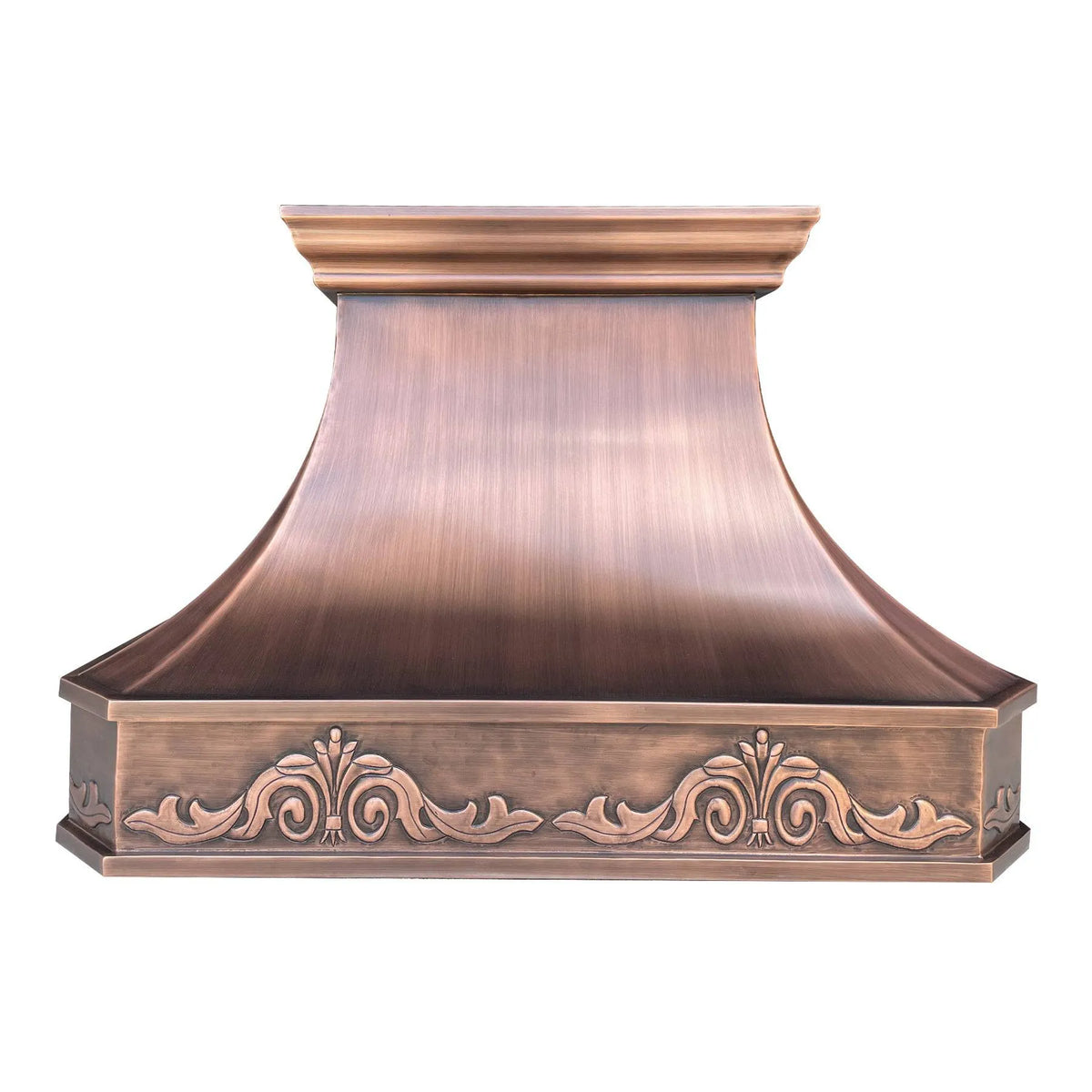 Fobest Copper Range Hood with Handmade Apron FCP-92-Copper Range Hood-Fobest