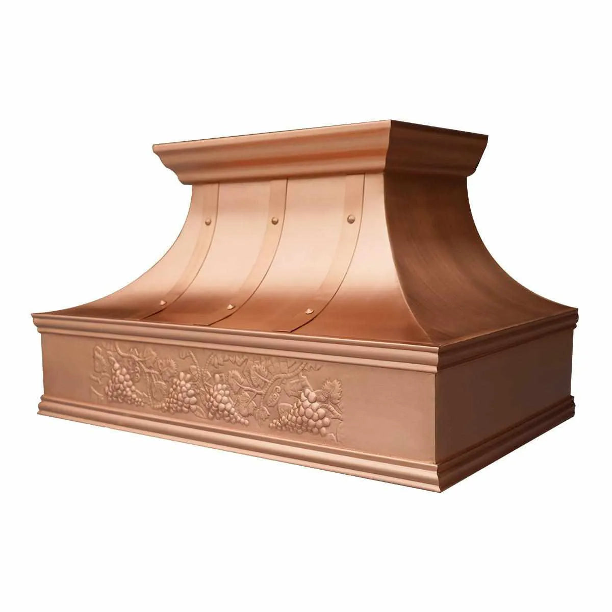 Fobest Copper Range Hood with Handmade Pattern FCP-125-Copper Range Hood-Fobest
