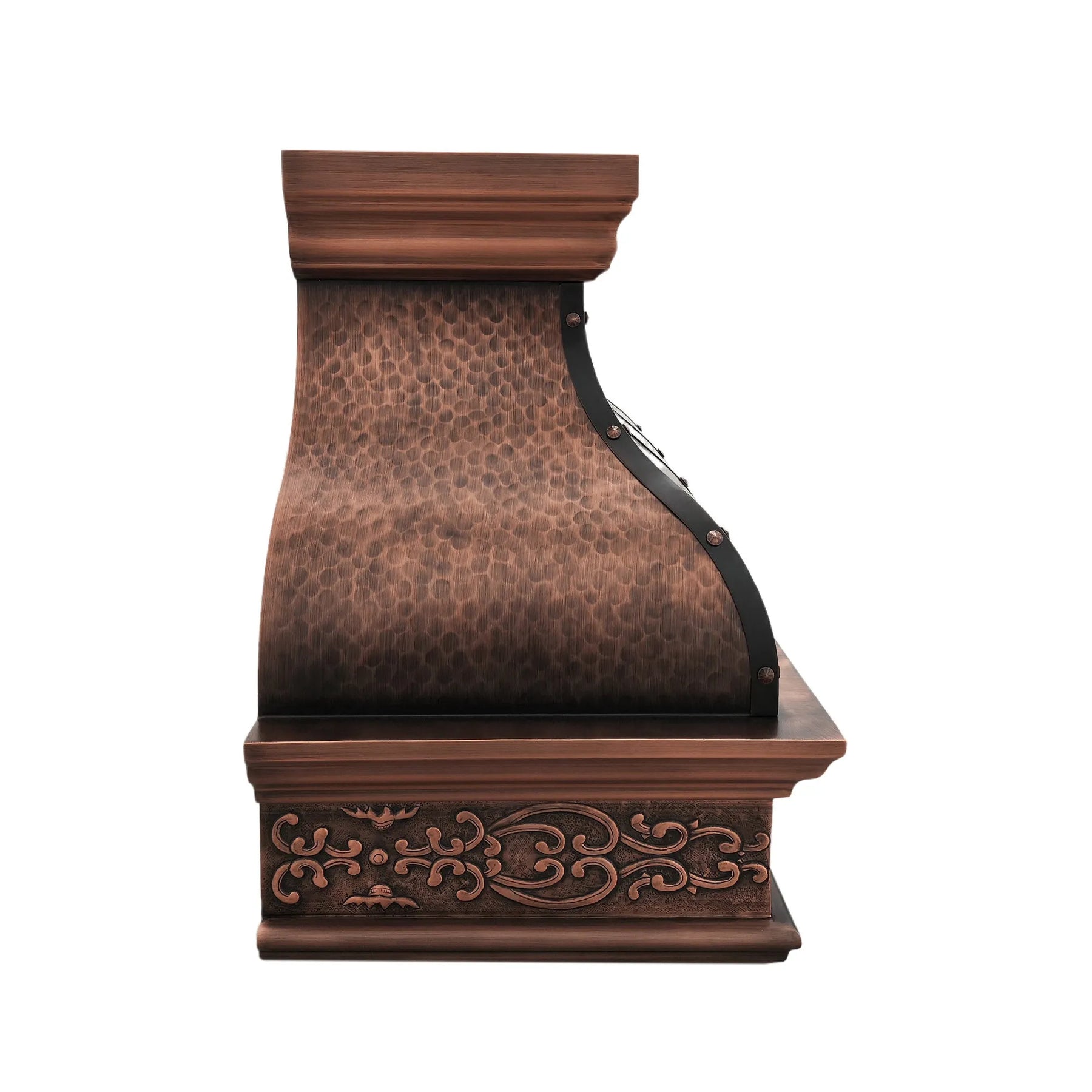 Fobest Copper Range Hood with Harmony Apron Design FCP-41-Copper Range Hood-Fobest