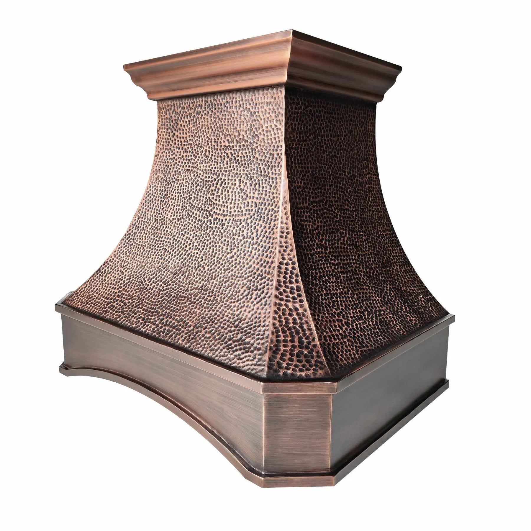 Fobest Copper Range Hood with Heavy Hammer Finish FCP-140-Copper Range Hood-Fobest