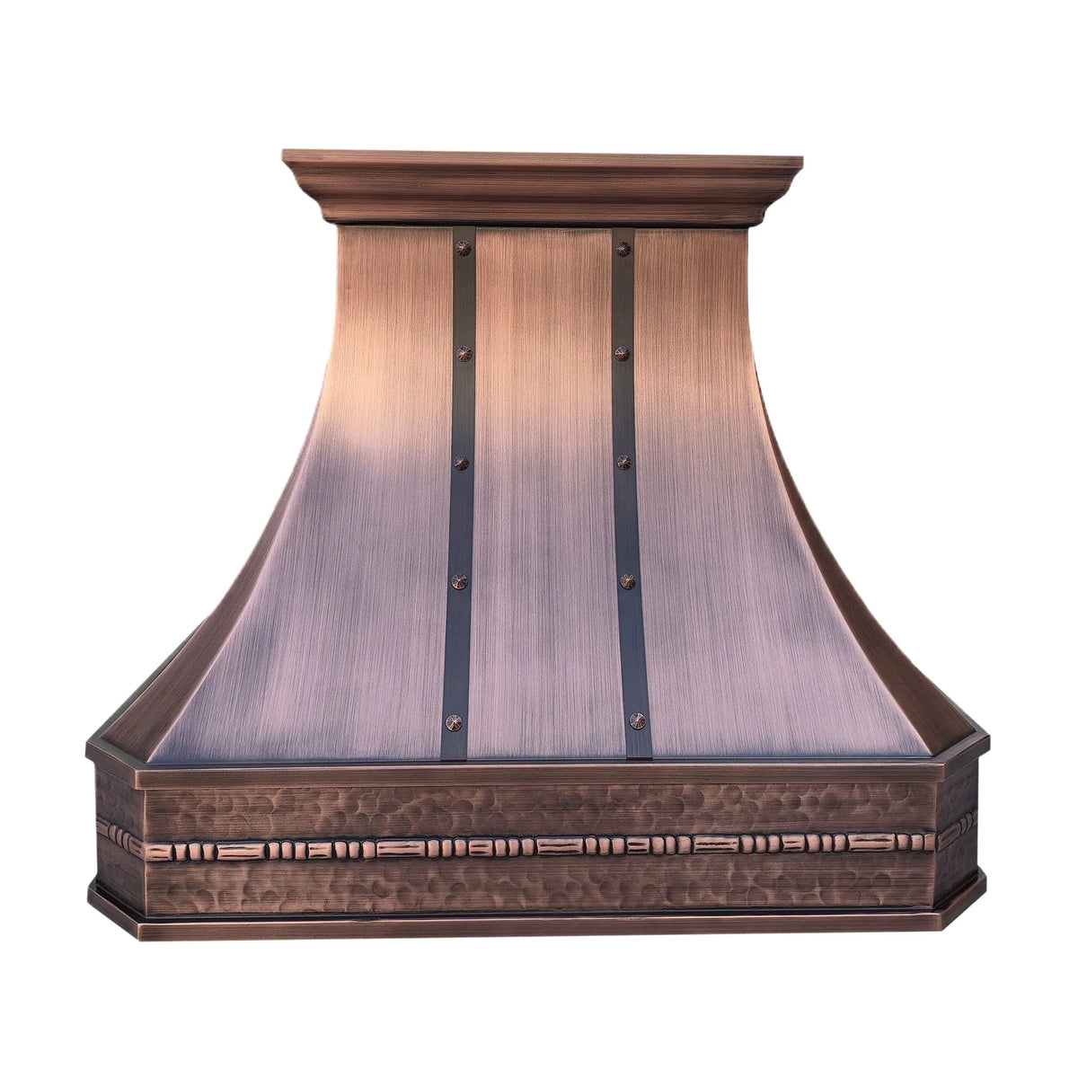 Fobest Copper Range Hood with Rustic Apron FCP-211-Copper Range Hood-Fobest