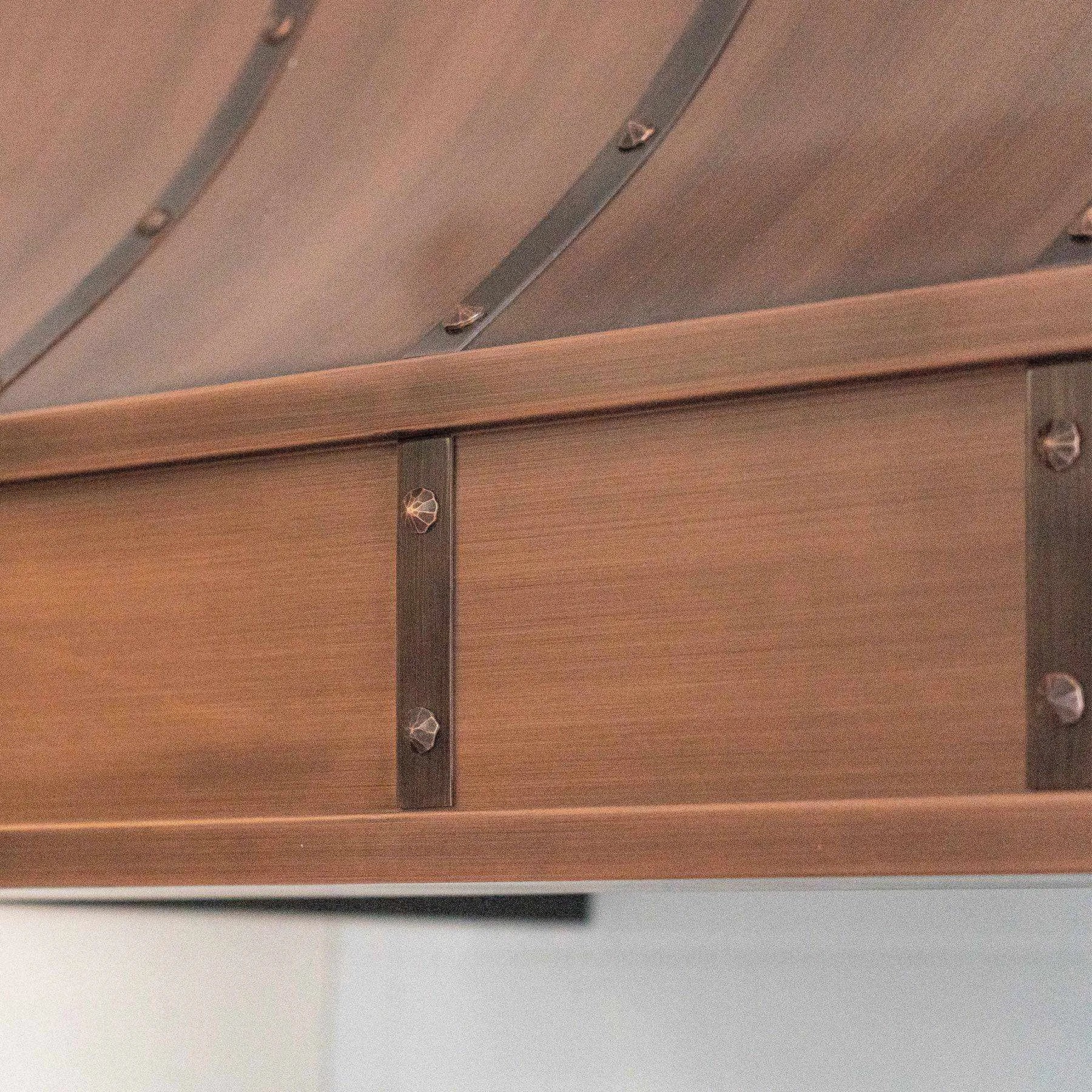 Fobest Copper Range Hood with Sloped Design FCP-79-Copper Range Hood-Fobest