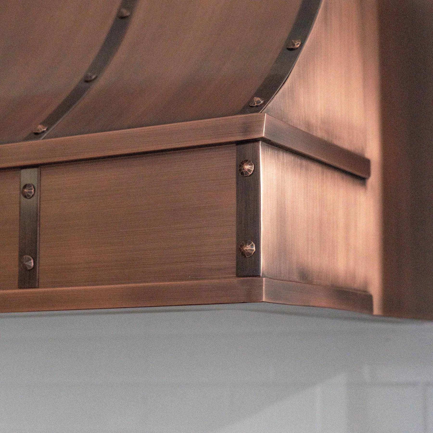 Fobest Copper Range Hood with Sloped Design FCP-79-Copper Range Hood-Fobest