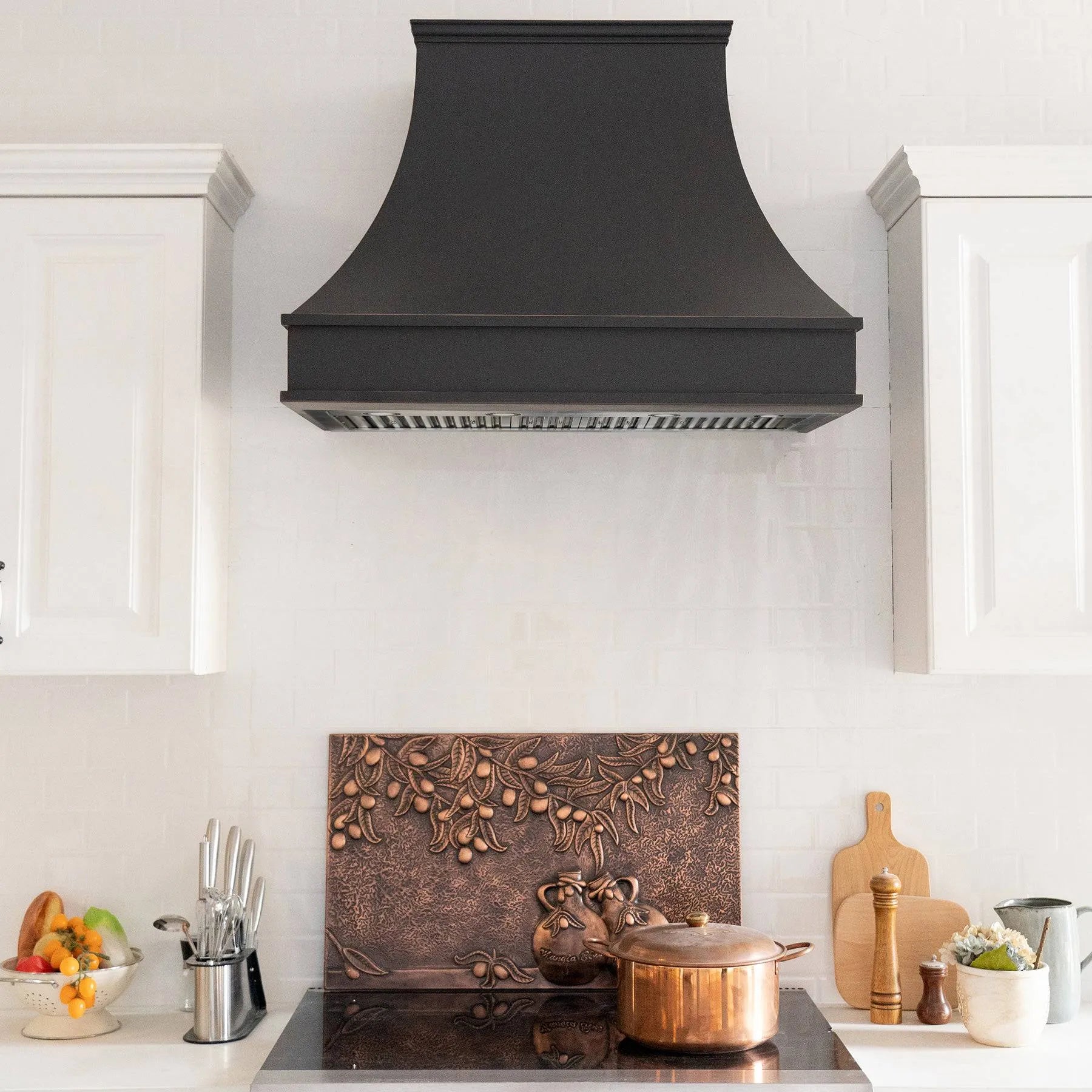 Fobest Copper Range Hood with Tuscan Design FCP-88-Copper Range Hood-Fobest
