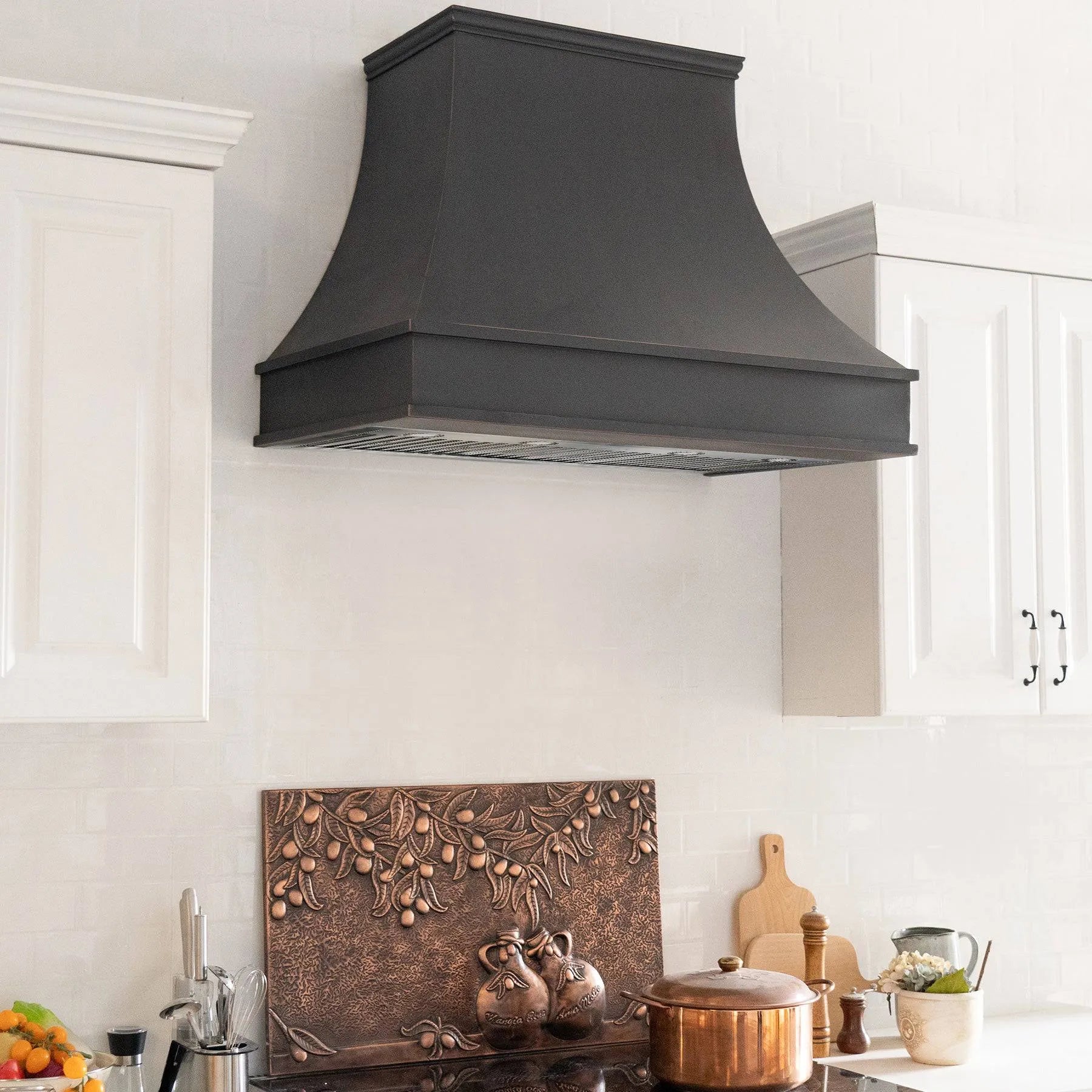 Fobest Copper Range Hood with Tuscan Design FCP-88-Copper Range Hood-Fobest