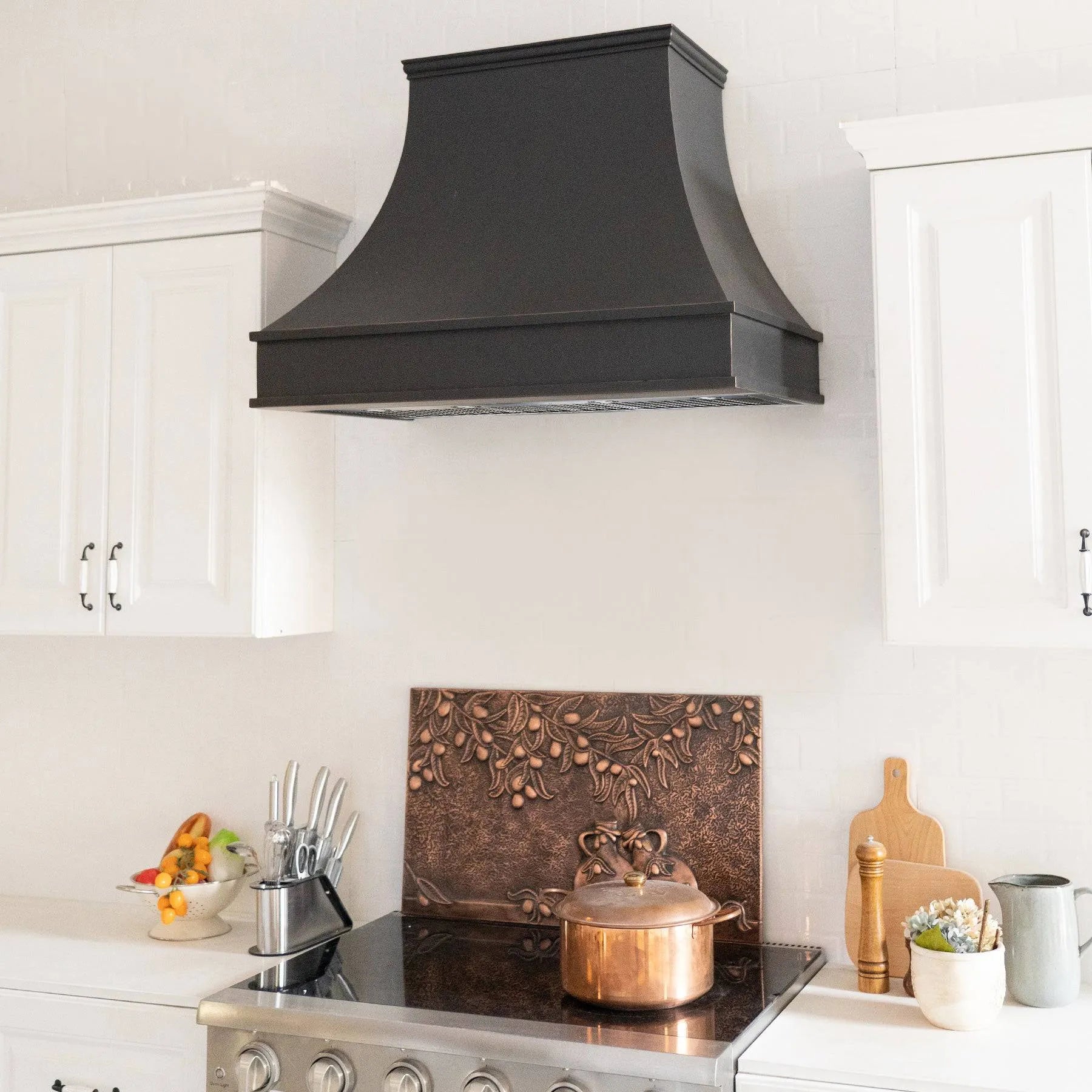 Fobest Copper Range Hood with Tuscan Design FCP-88-Copper Range Hood-Fobest